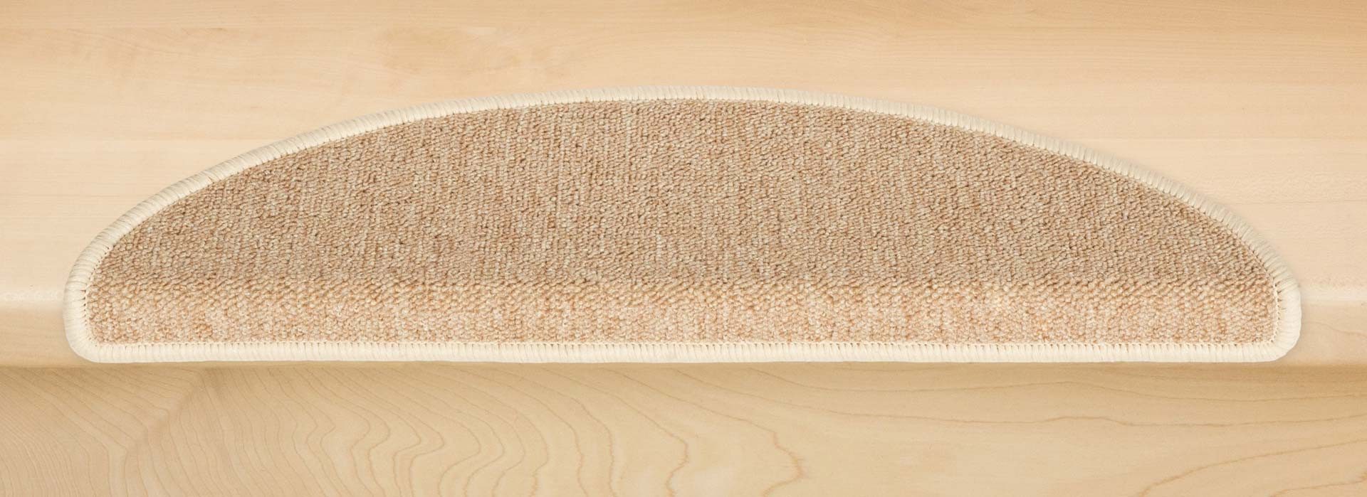 Metzker® Stufenmatte Stufenmatten Rambo Kleinformat 55x15x3,5cm Halbrund, halbrund, Höhe: 5 mm, 15 Stück im Set - Beige – Bild 3 von 5