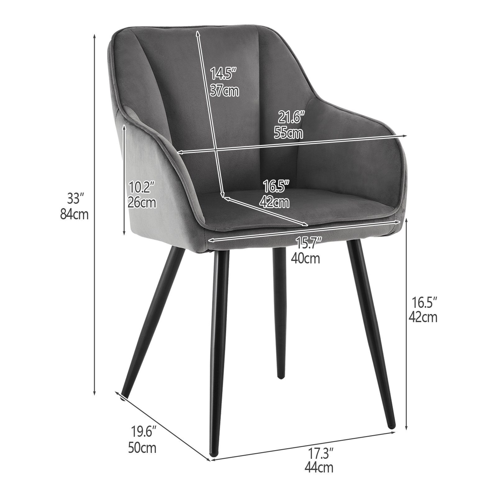 Ofcasa Esszimmerstuhl Samtstuhl (2er Set), Küchenstuhl günstig online kaufen