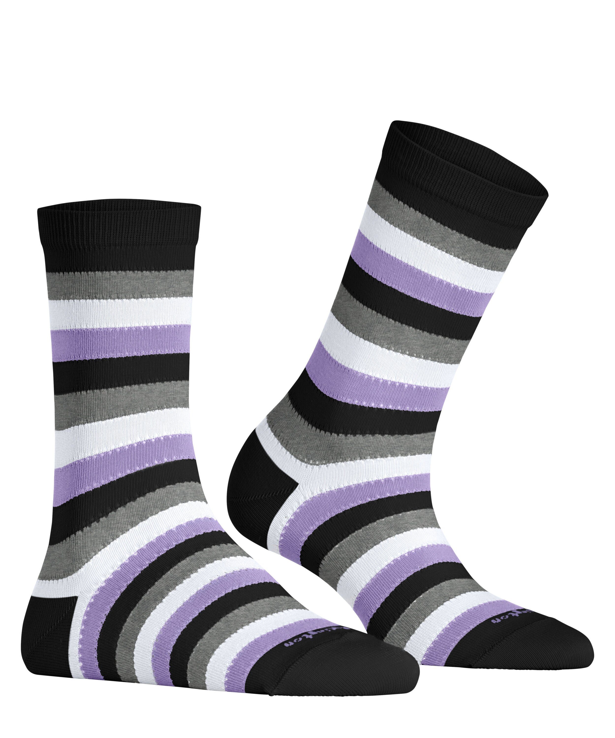 Burlington Socken Preppy Stripe (1-Paar) (3000) black
