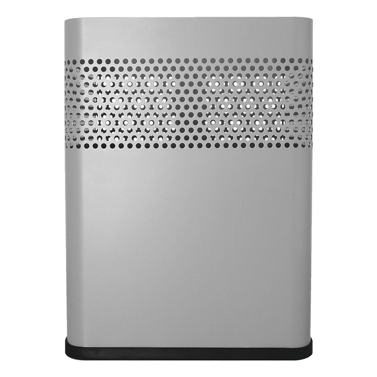 HELIT Papierkorb the dot H25159, 18 Liter, Metalleimer, pulverbeschichtet, mit Lochdekor
