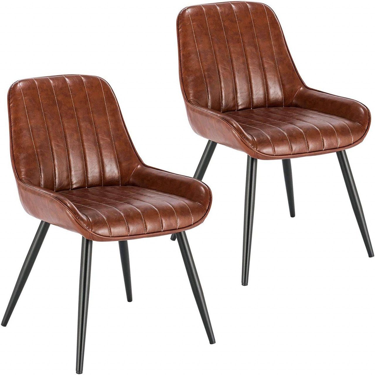 EUGAD Esszimmerstuhl (2 St), Retro, Sitzfläche günstig online kaufen