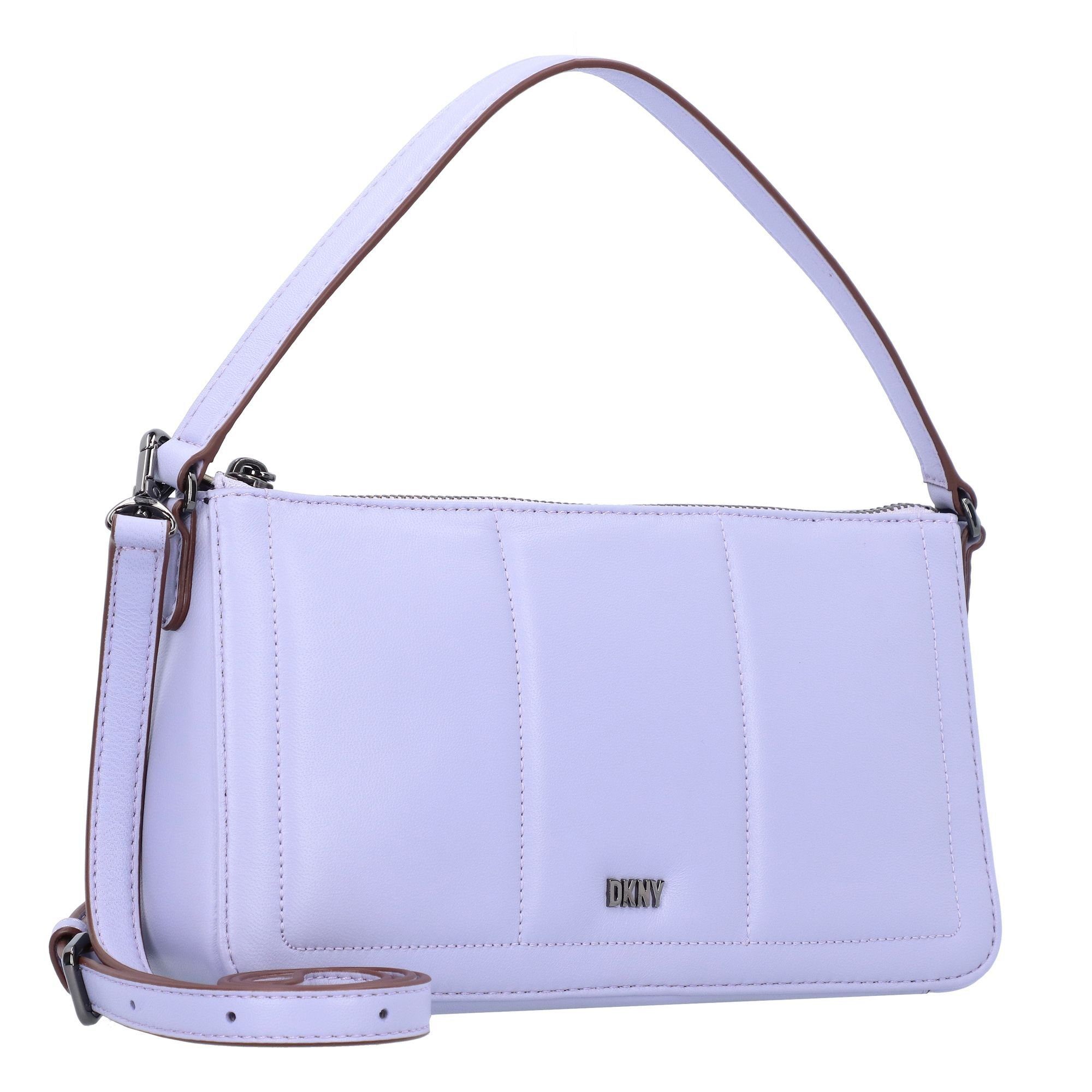 lavender Leder DKNY Schultertasche Loie,