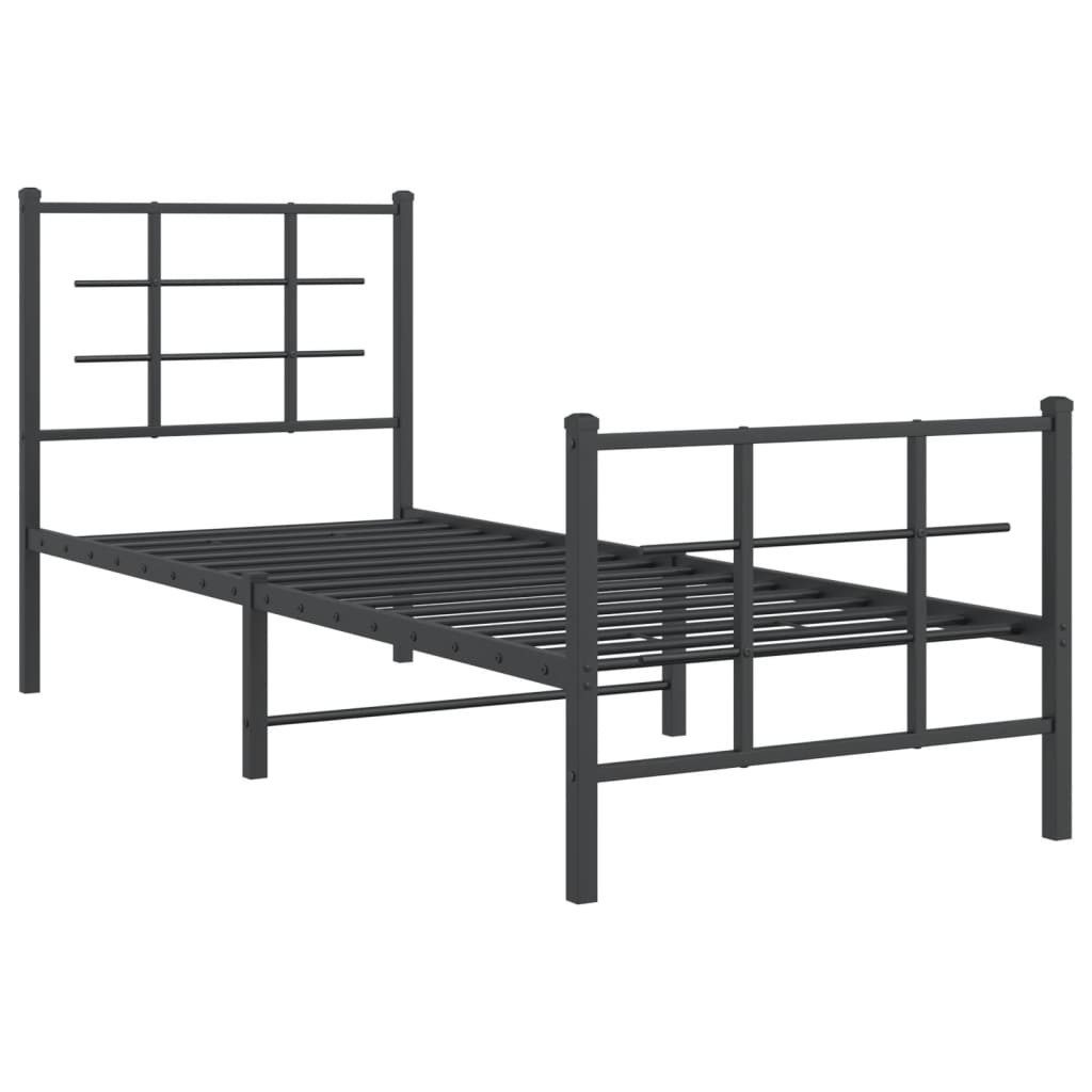 vidaXL Bett Bettgestell mit Kopf- und günstig online kaufen