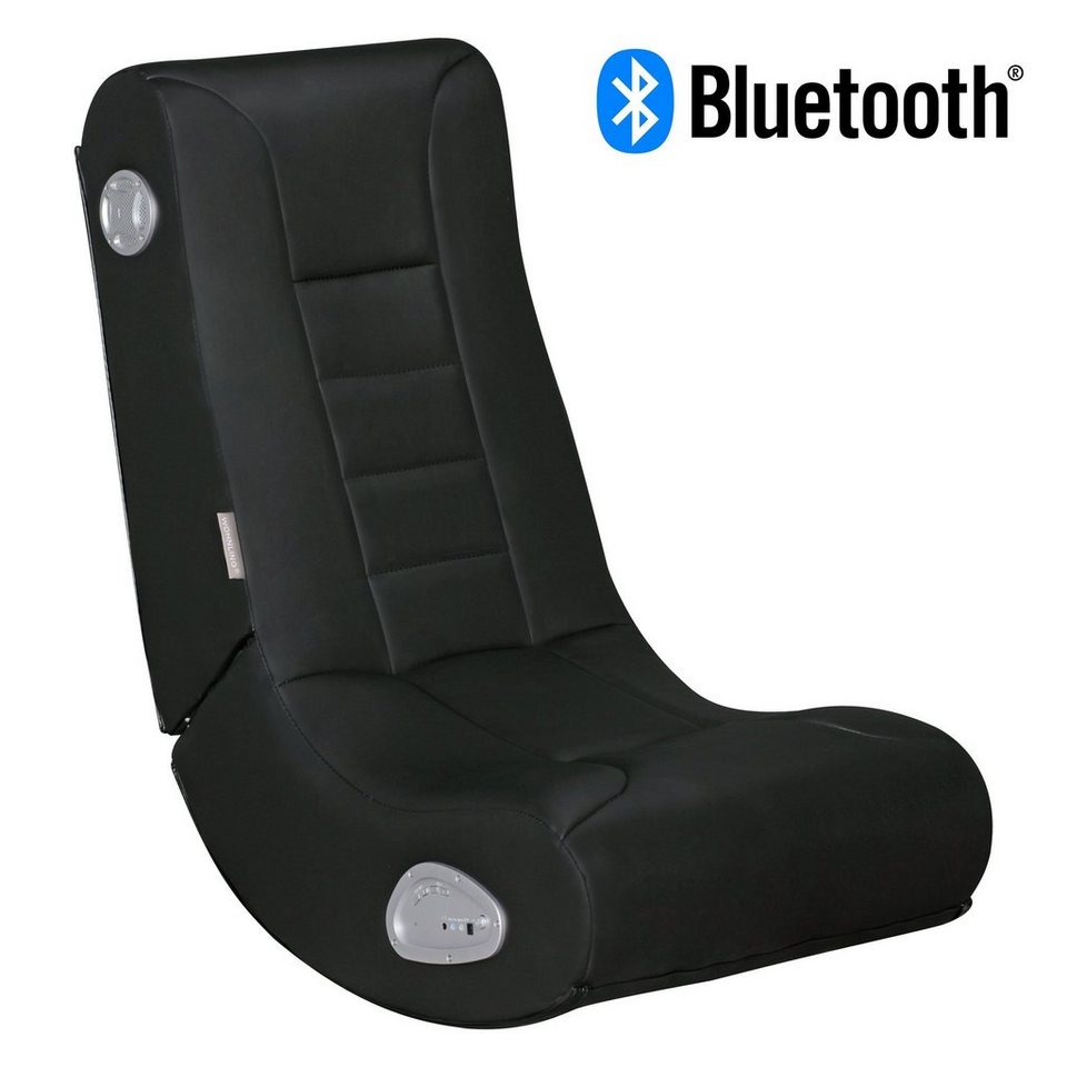 Wohnling Gaming Chair »WL8.012BT« Soundchair LevelOne Schwarz mit