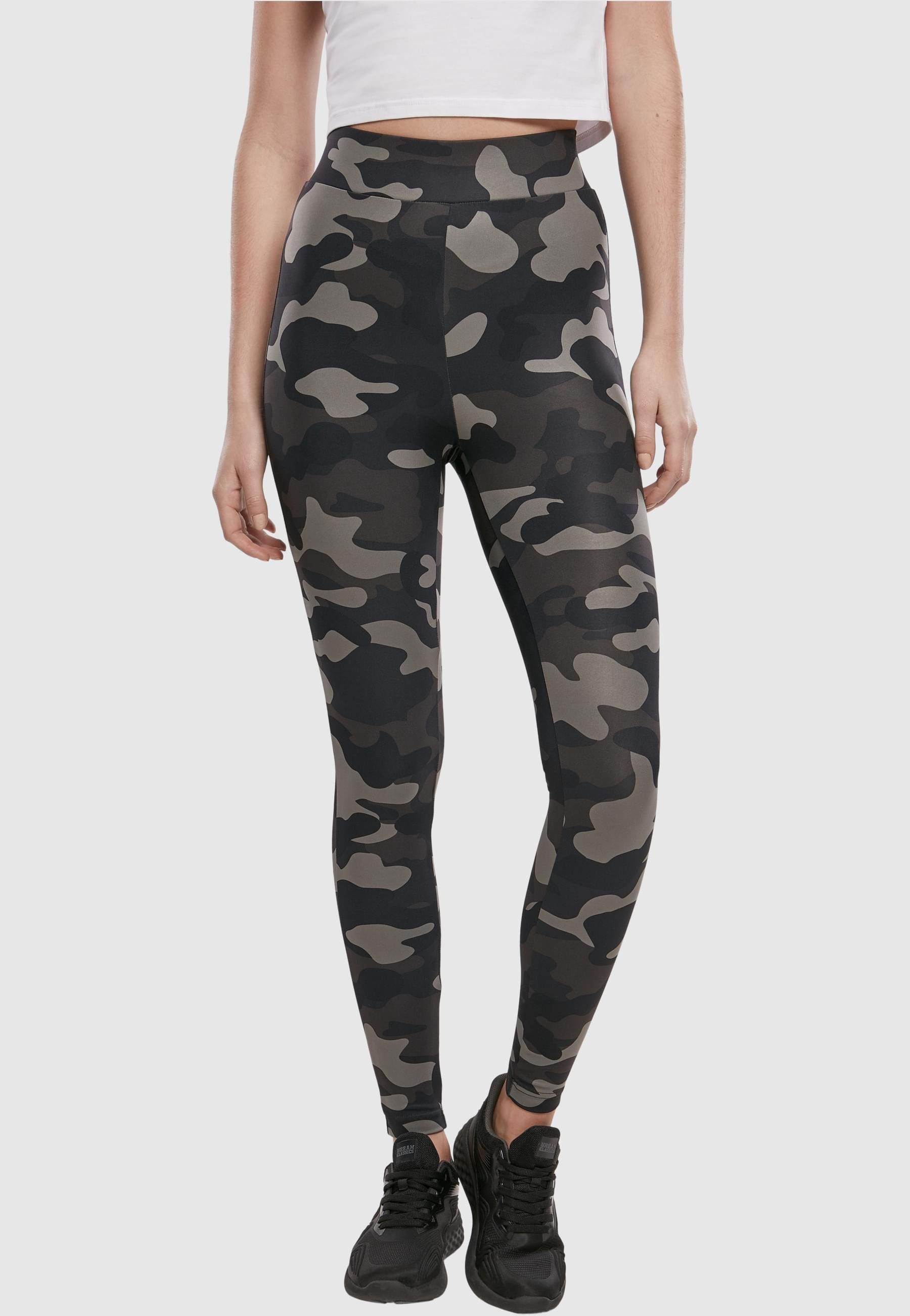 URBAN CLASSICS Leggings Urban Classics Damen Ladies High Waist Camo Tech Leggings (1-tlg)