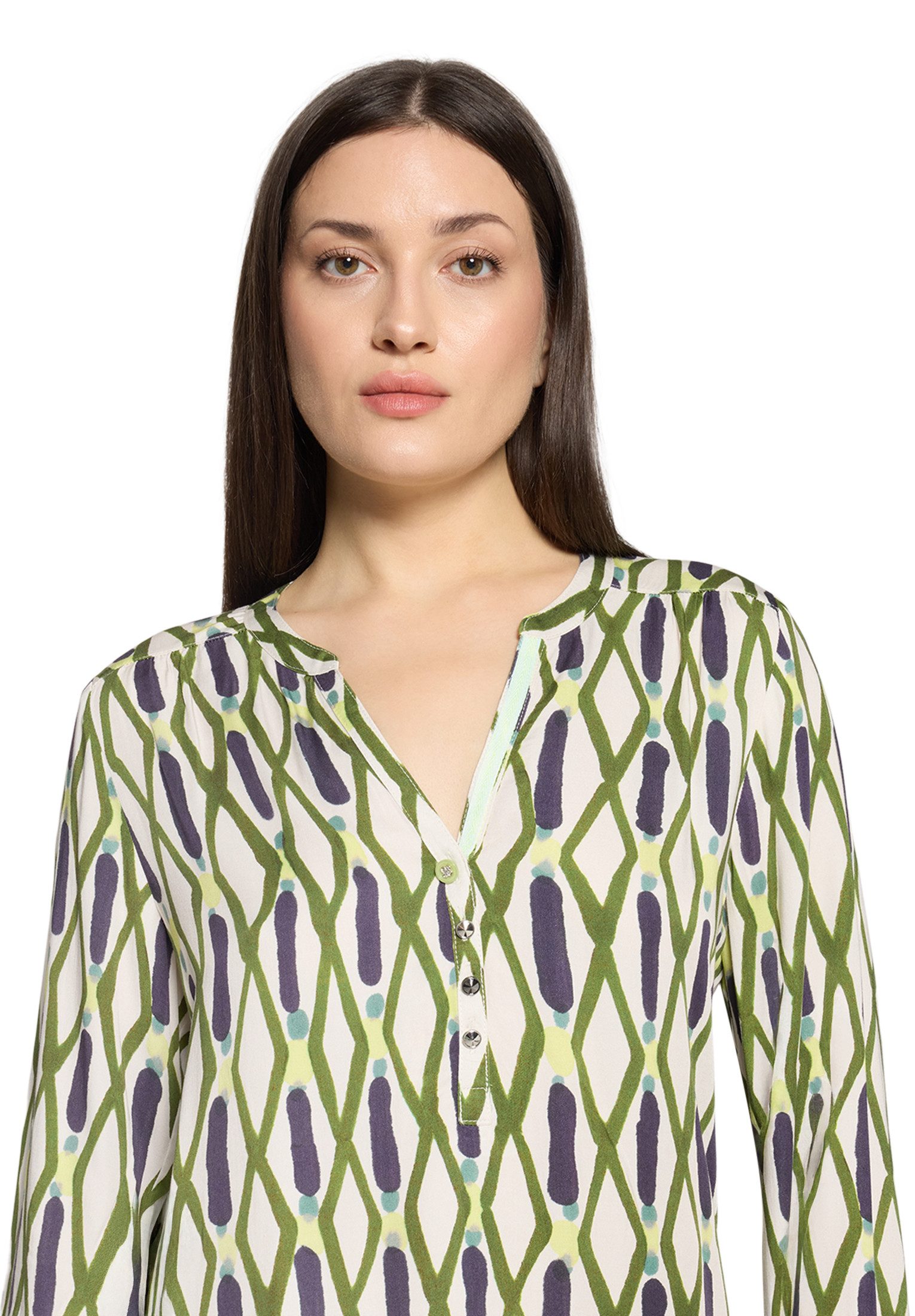 Cartoon Schlupfbluse Damen mit Muster