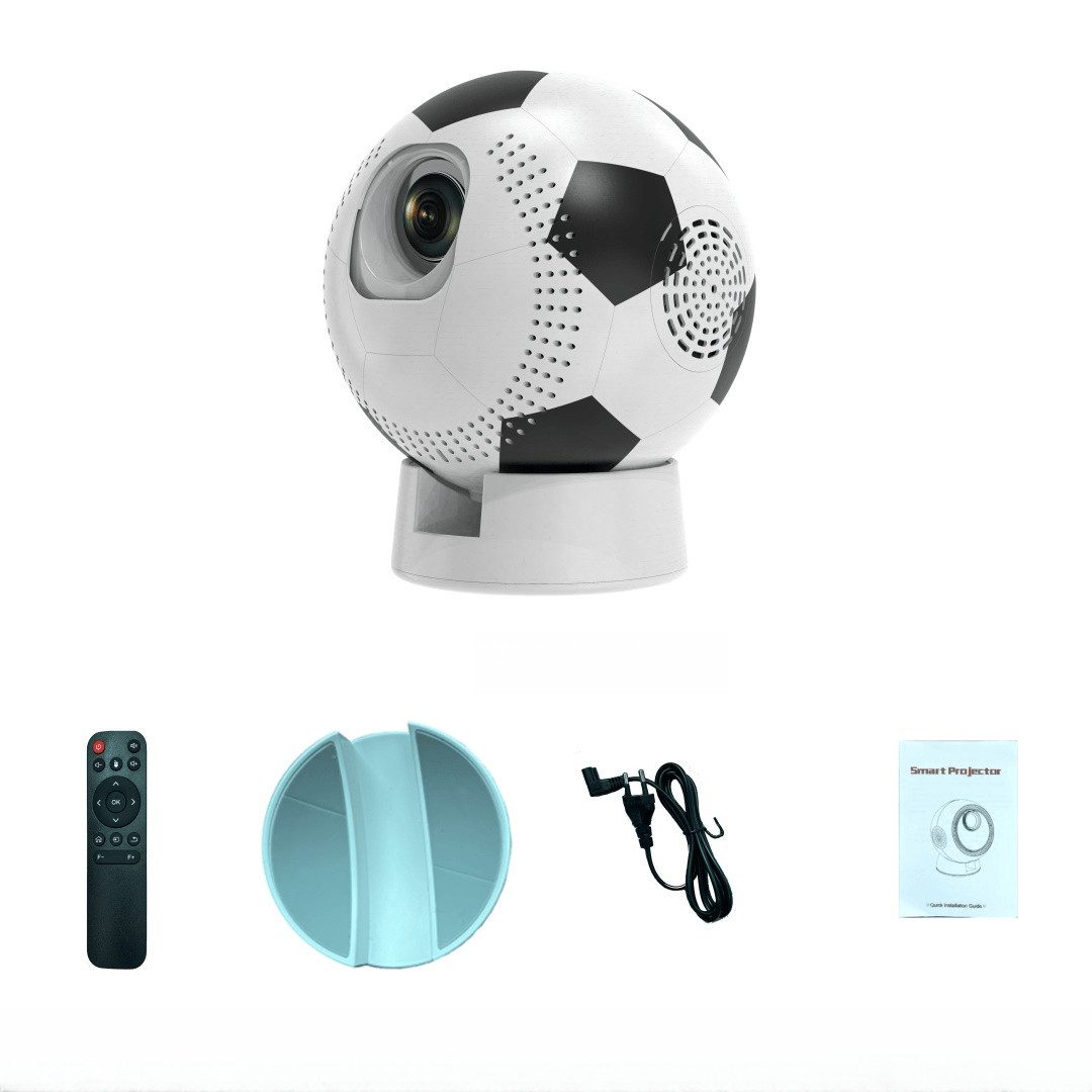 Kityhome 4K 1080P WiFi FOOTBALL PROJEKTOR Mini-Beamer (3000 lm, 1080p px)
