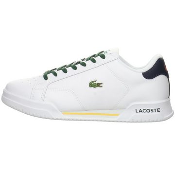Lacoste Twin Serve Sneaker Sport Halbschuhe Logostickerei Sneaker Glattleder