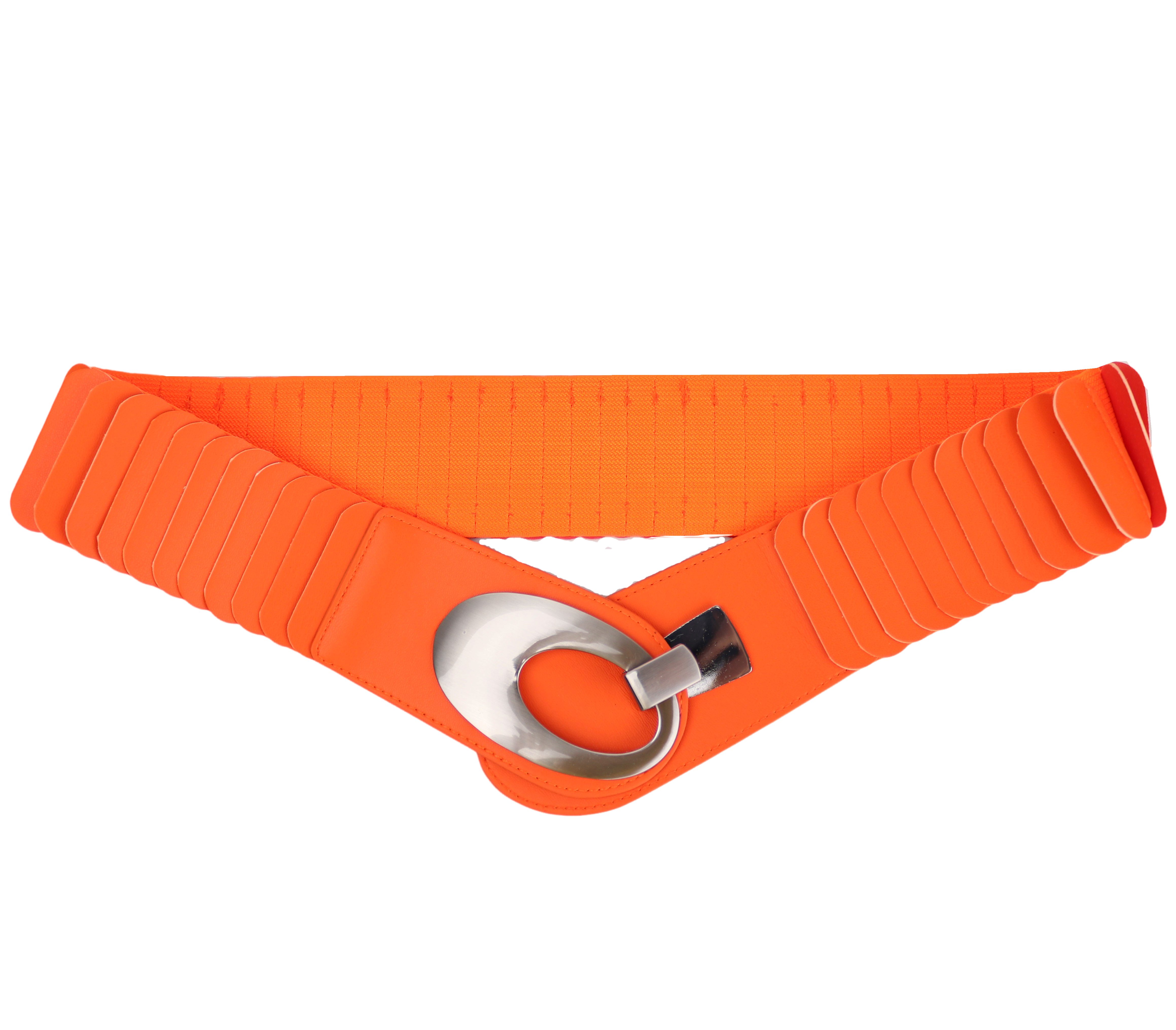 MIRROSI Taillengürtel Leo Unifarbe breit 6cm für Taillenumfang 85 bis 110cm, ONESIZE (Angenehmes Tragesgefühl, Leopard Muster, Unifarben) Breiter Stretch Gürtel