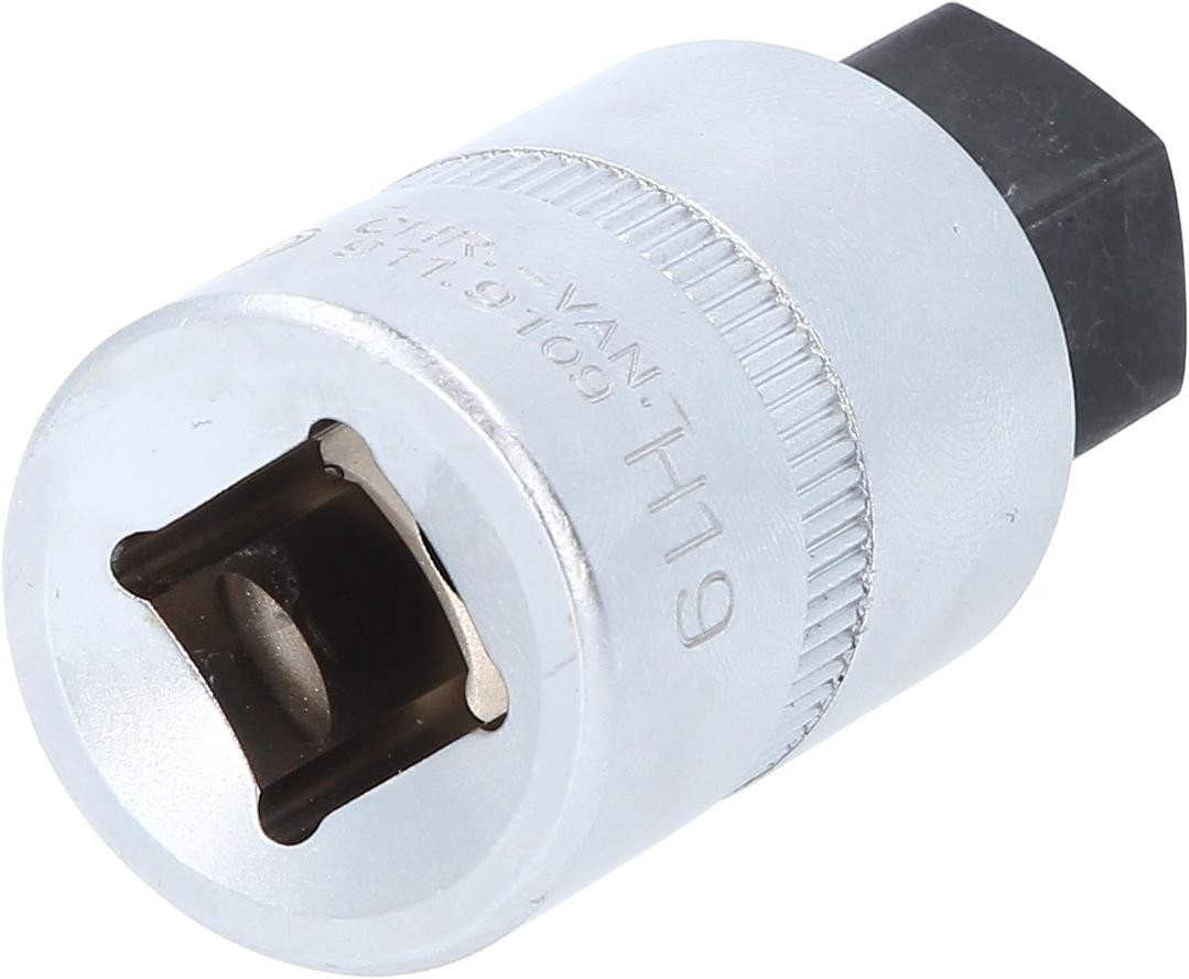 Thumbnail - KS Tools Bohrer- und Bitset 1/2" Bit-Stecknuss Innensechskant, kurz, 19 mm