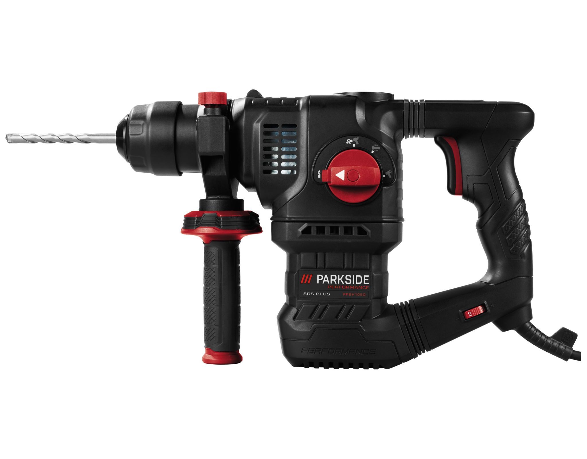 PARKSIDE PERFORMANCE® Bohrhammer Bohr- und Meißelhammer PPBH 1050 A1 mit Akku&Ladegerät