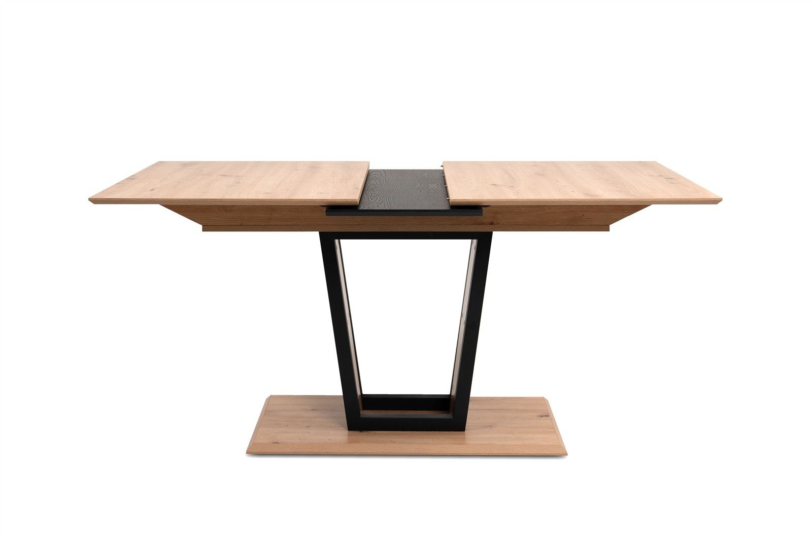 möbelvita Esstisch Auszugstisch Liora 80A Dekor Artisan Oak / schwarz