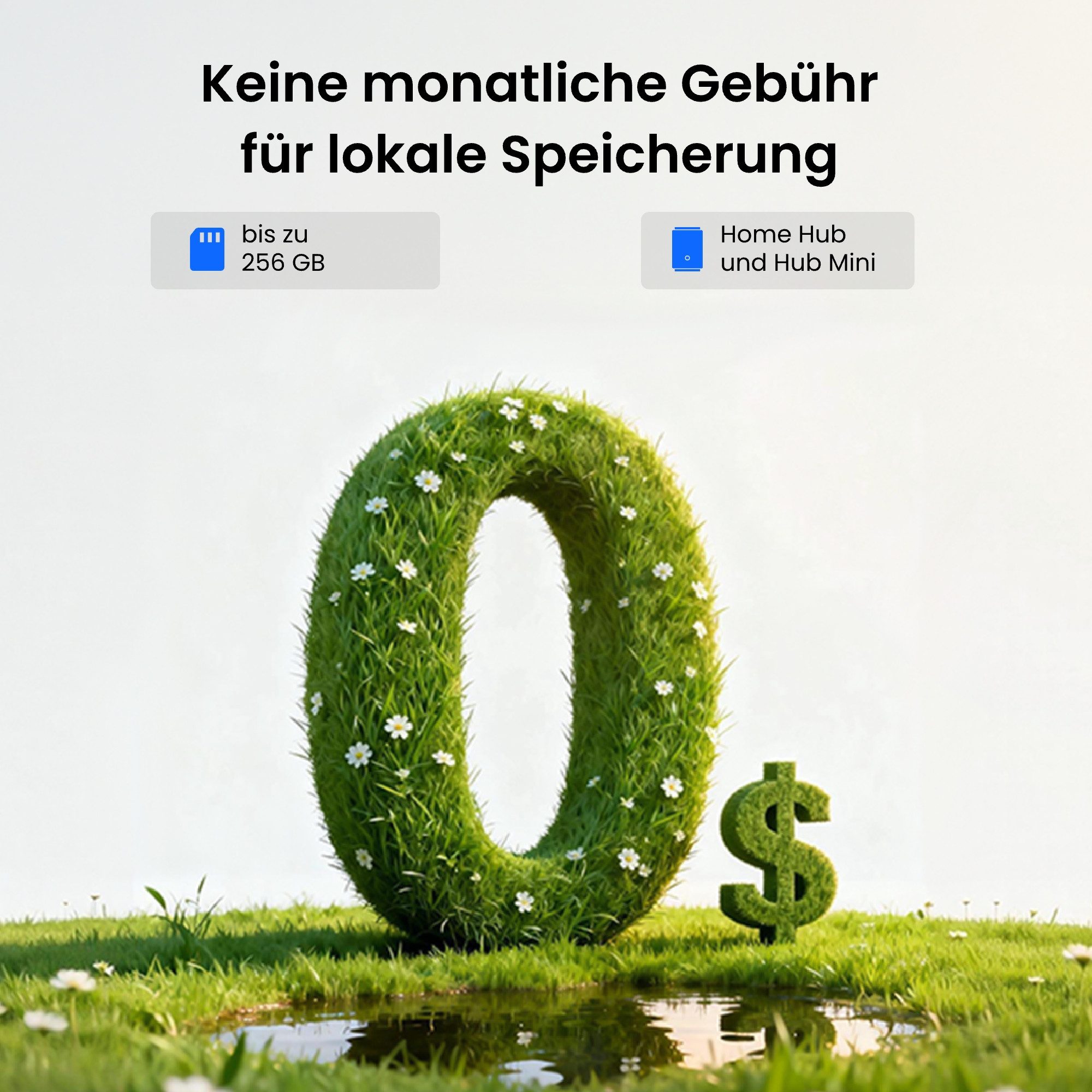 Reolink Überwachungskamera Argus MagiCam mit Home Hub Mini Überwachungssystem (AuBenbereich, Innenbereich, 2-tlg., 2MP Akku Kamera, 2,4/5 GHz Dualband-WLAN, ohn – Bild 5 von 5