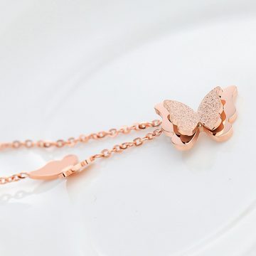 Kim Johanson Schmuckset Schmetterling (2-tlg), Halskette und Ohrringe