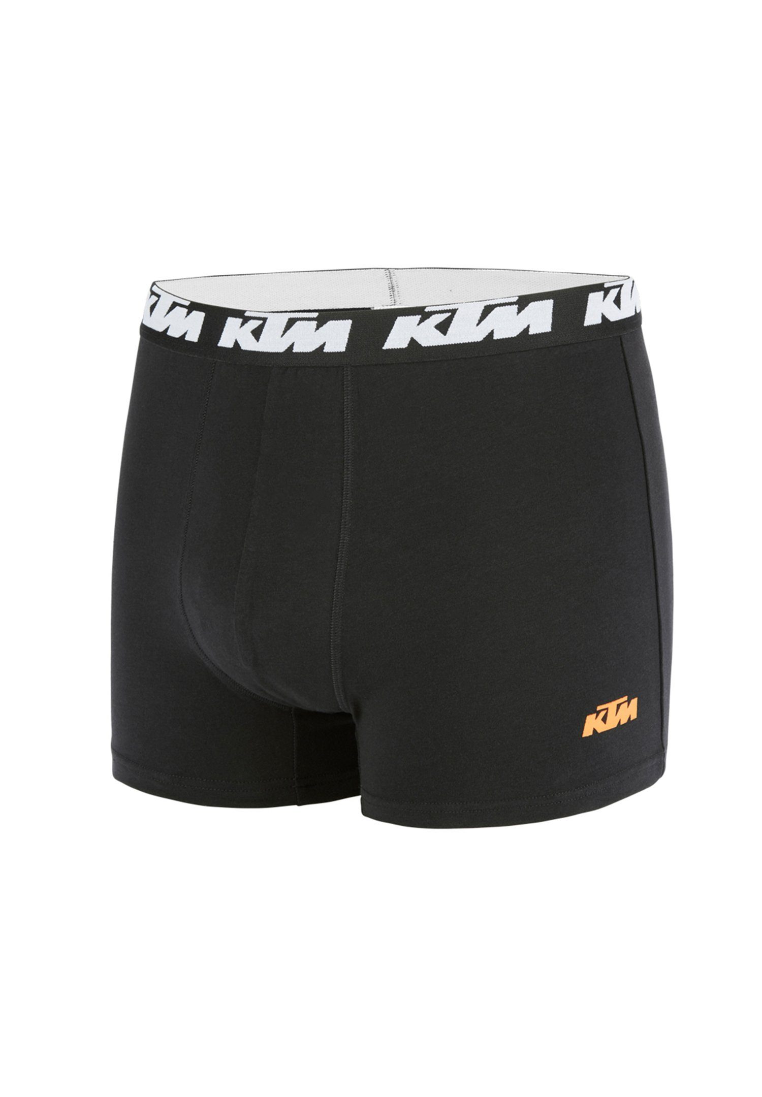 Man Grey Black Boxershorts KTM Pack Boxer / Cotton Dark (2-St) X2