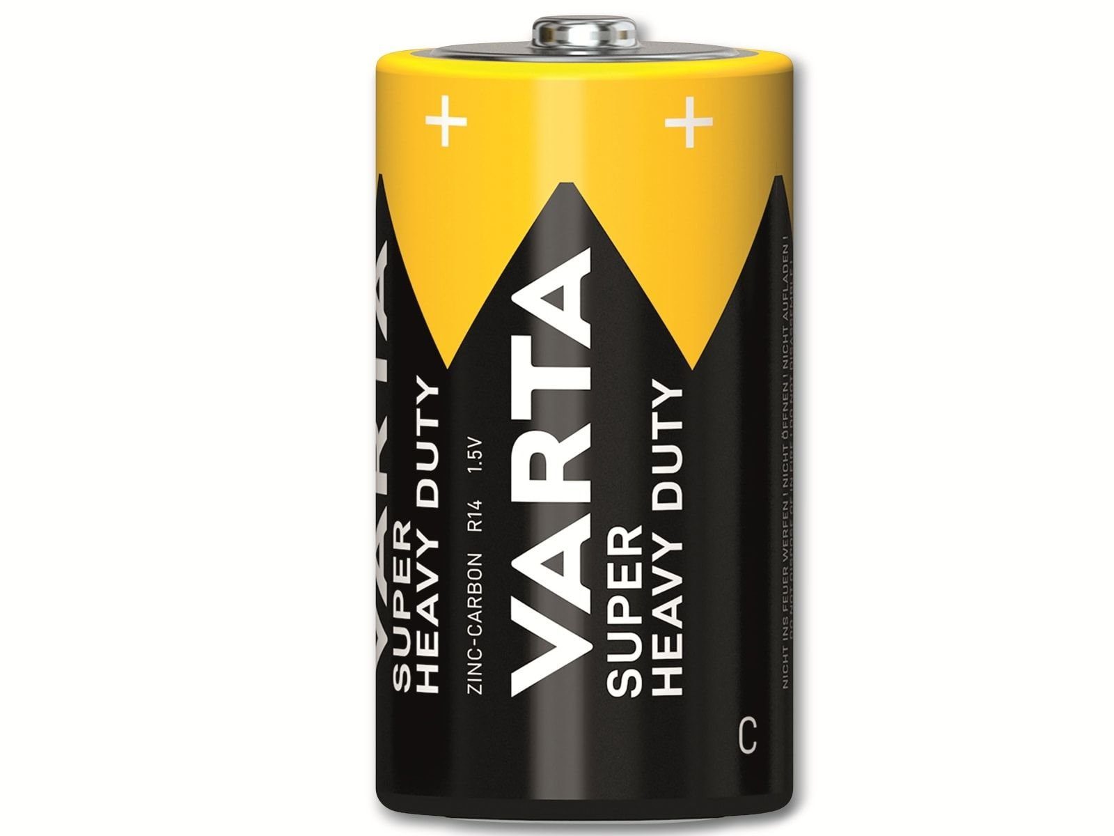 Batterie VARTA C, Batterie 1.5V Zink-Kohle, Baby, VARTA R14,