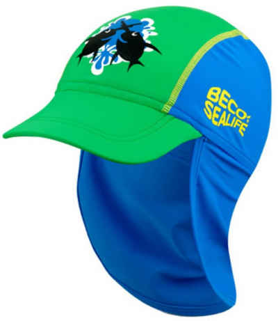 Beco Beermann Neoprenanzug BECO Sealife Sonnenhut Mit Nackenschutz Für Kinder Blau Grün UV50+