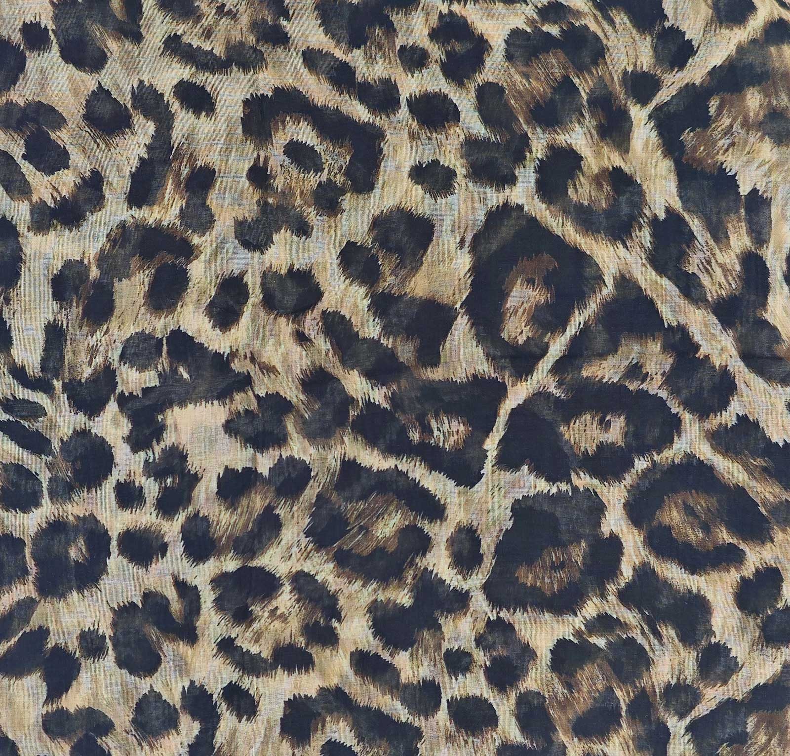 styleBREAKER Loop Loop Schal mit Leoparden günstig online kaufen