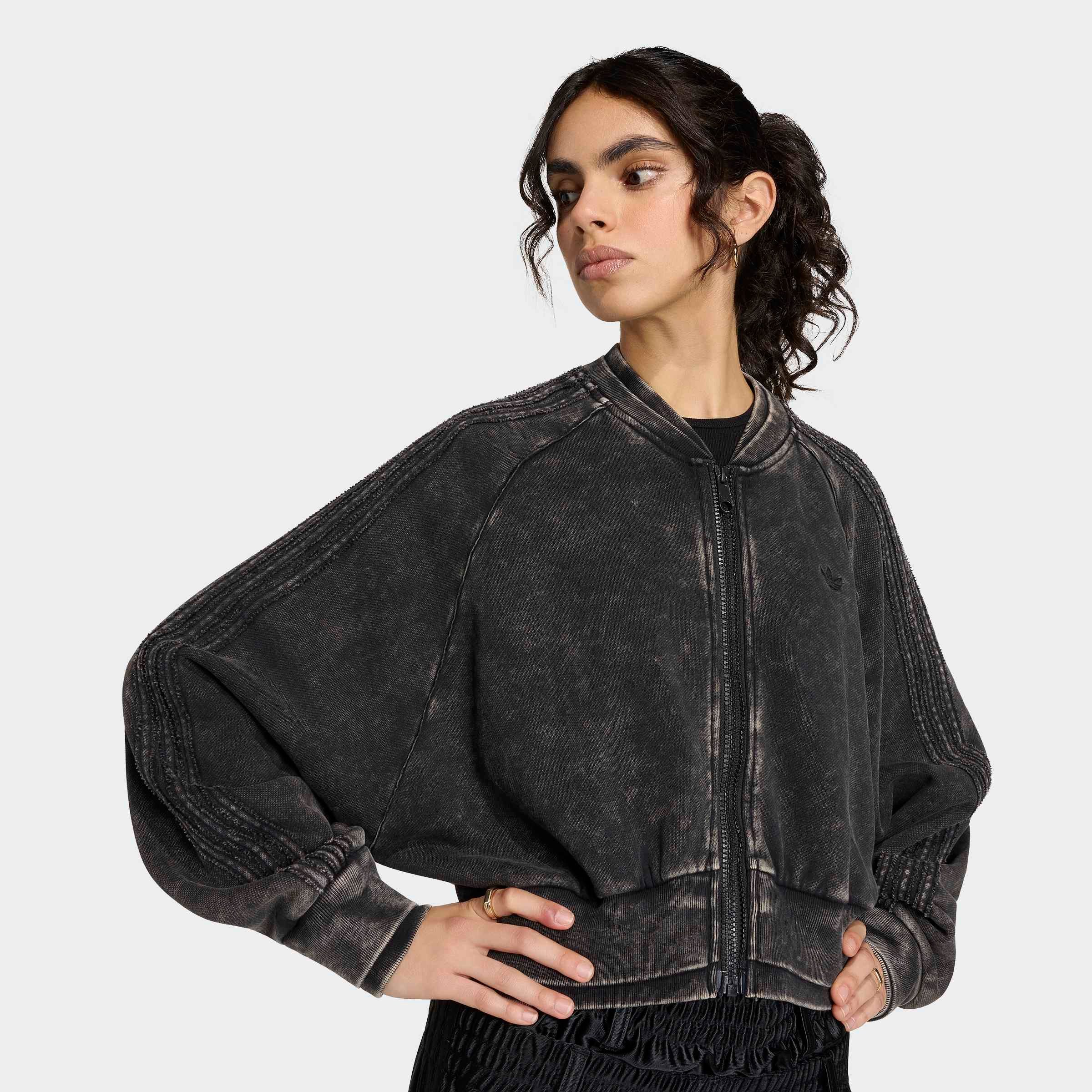 adidas Originals Outdoorjacke SST DBL LYE TTP aus Baumwolle, mit Reißverschluss, sportlicher Stil