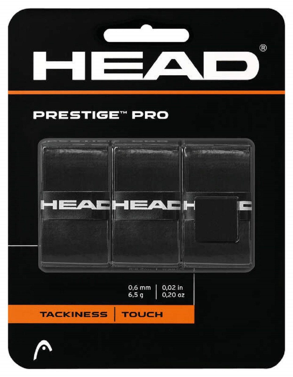 Head Griffband HEAD Prestige Pro 3er Pack Overgrip Schwarz