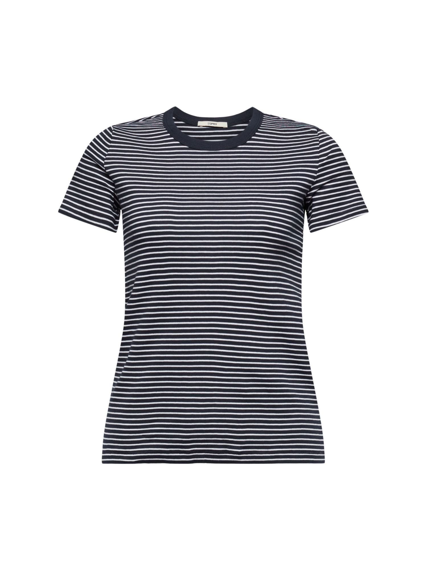 Esprit T-Shirt Gestreiftes Baumwoll-T-Shirt (1-tlg) NAVY | T-Shirts