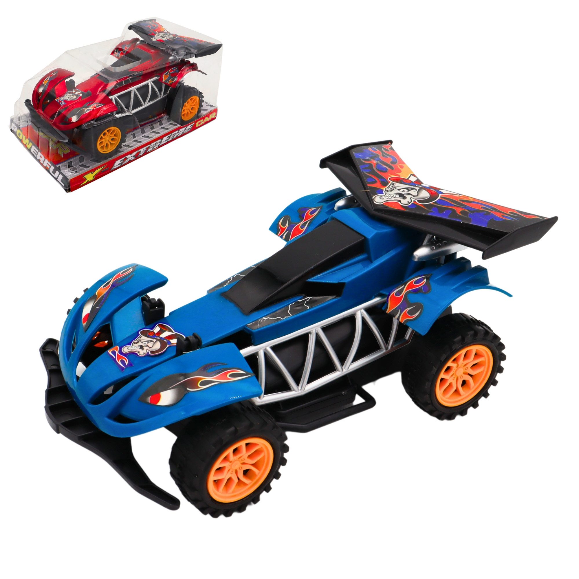 B&G INTERNATIONAL Spiel Rennwagen mit Friktion Maße ca. 24 x 15 x 11cm Farben zufällig sortier