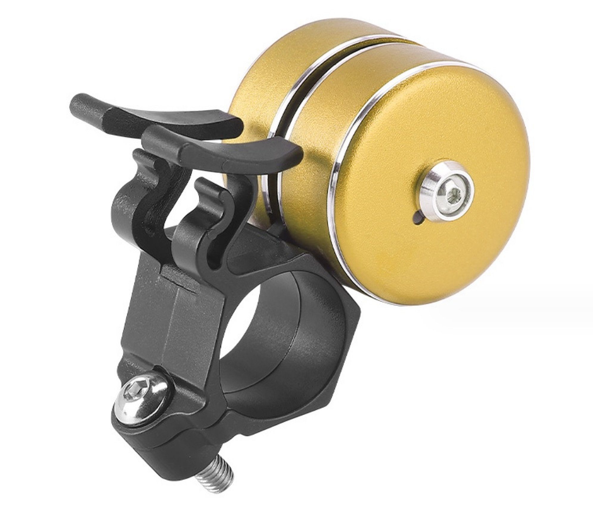 BAYLI Fahrradklingel Fahrradklingel Laut, Fahrradglocke Mountainbike - [Farbe: gold]