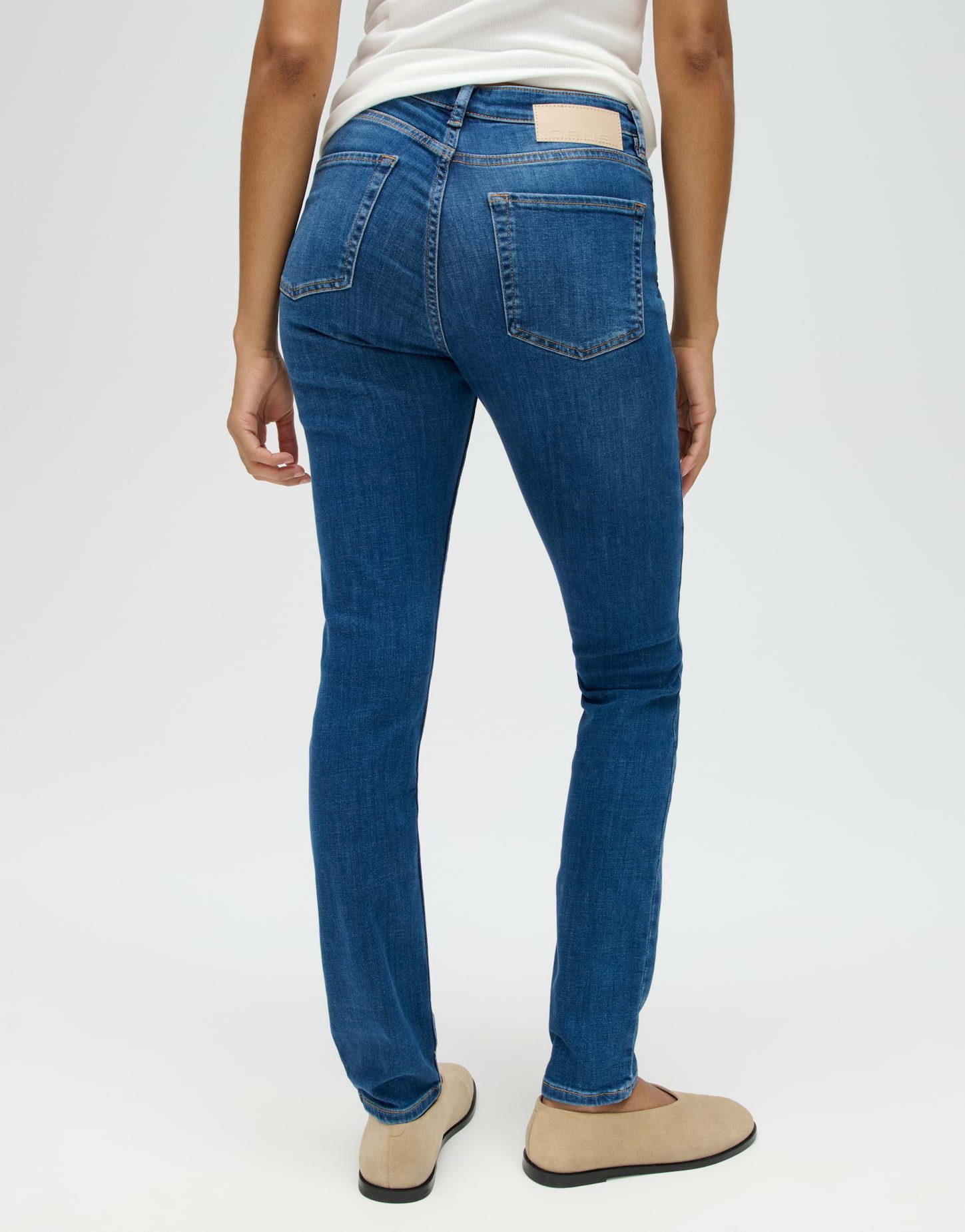 OPUS Skinny-fit-Jeans Elma strong blue