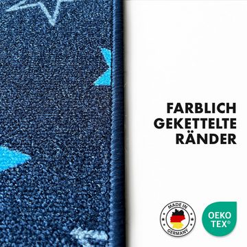 Kinderteppich Teppichläufer Moon, Spielteppich für Jungen und Mädchen, Kubus, In zwei Designs