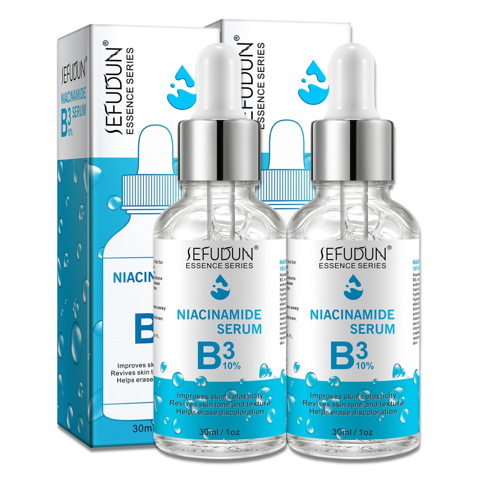 P-Beauty Cosmetic Accessories Gesichtsserum Niacinamide Hyaluronsäure B3 10% Haut Face Serum Microneedling, 2-tlg., Gesichtspflege, Serum, NIACINAMIDE SERUM B3