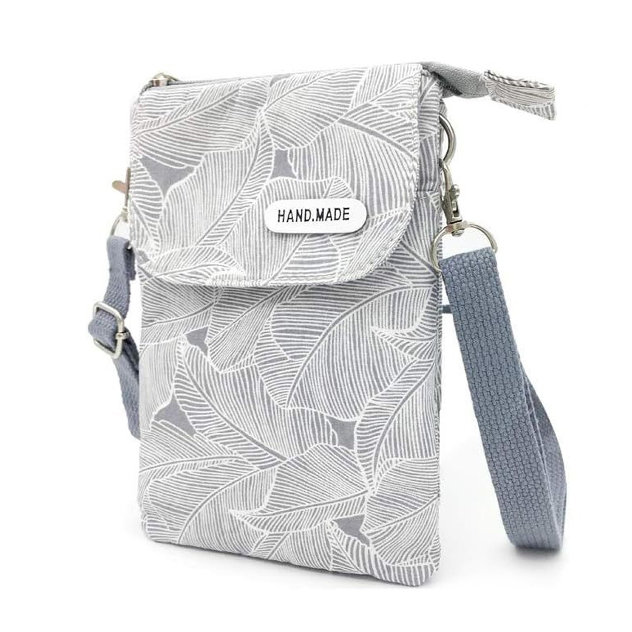 FOUORTUNATE-BEE Handytasche Umhängetasche Damen mit abnehmbaren Umhängeriemen (multifunktionale Handy Tasche für Alltag, Schule und Einkauf)