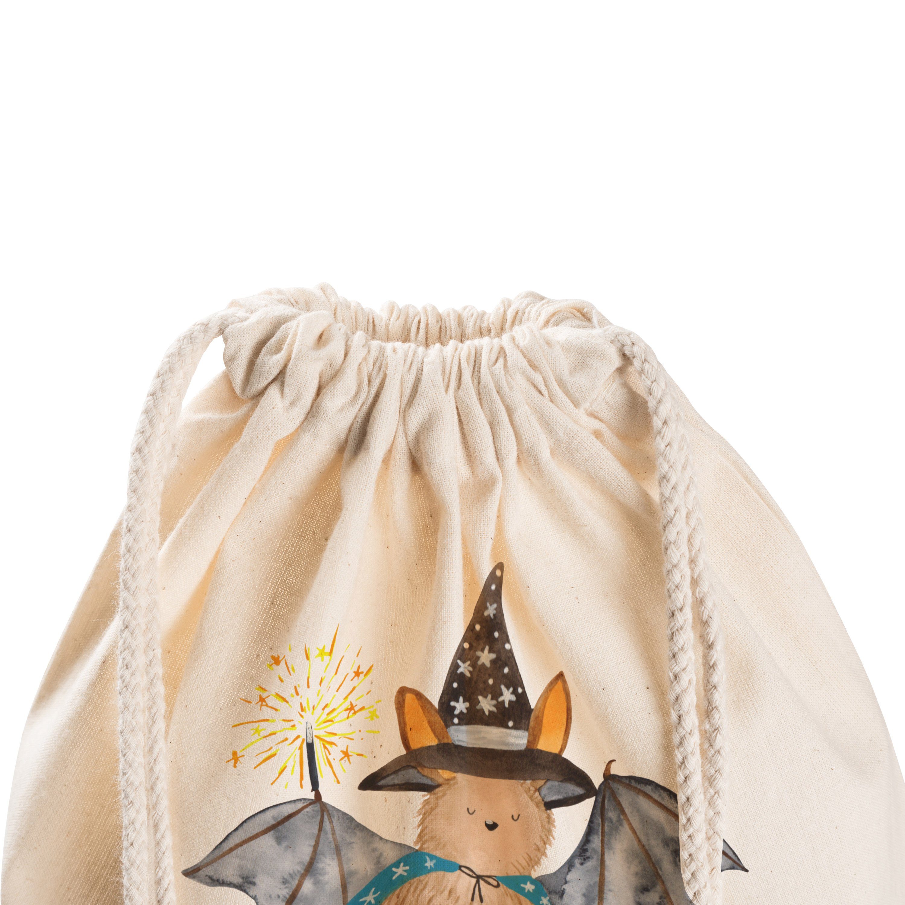 Damen Gepäck|Taschen & Rucksäcke Mr. & Mrs. Panda Sporttasche Fledermaus Zauberer - Transparent - Stoffbeutel, Fledermäuse, süße