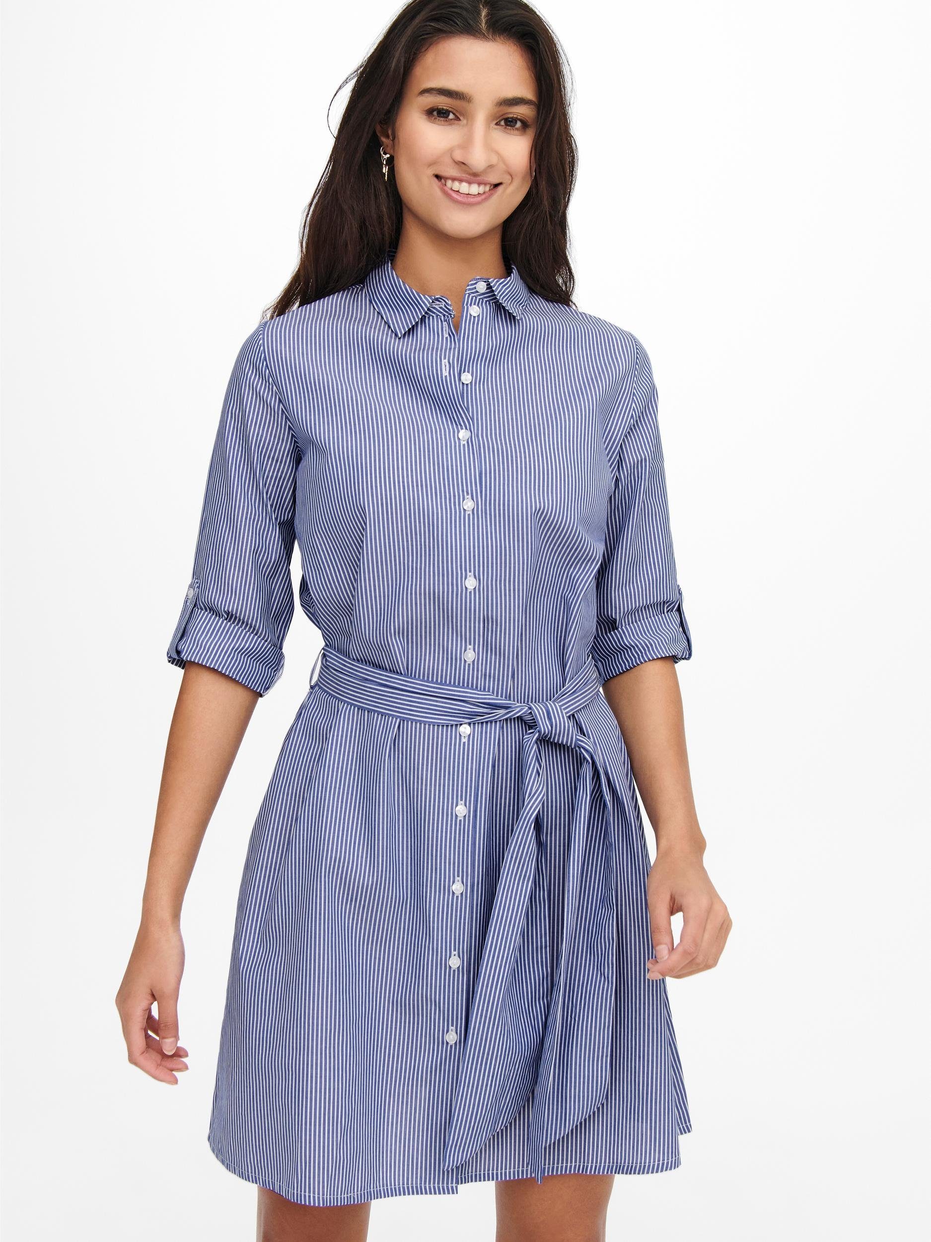 JDY Hemdblusenkleid JDYHALL 3/4 SHIRT DRESS WVN NOOS