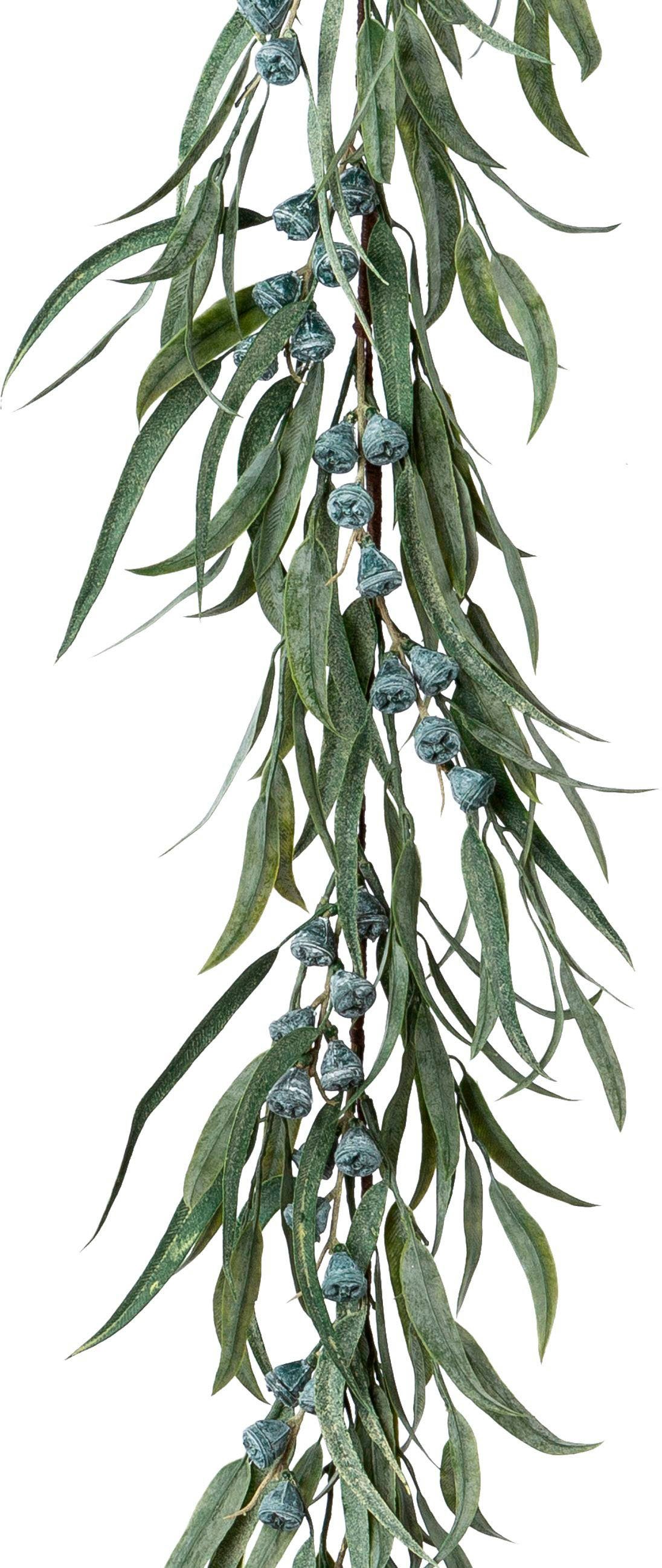 Kunstgirlande Eukalyptus-Girlande mit Früchten Eukalypthus, Creativ green günstig online kaufen