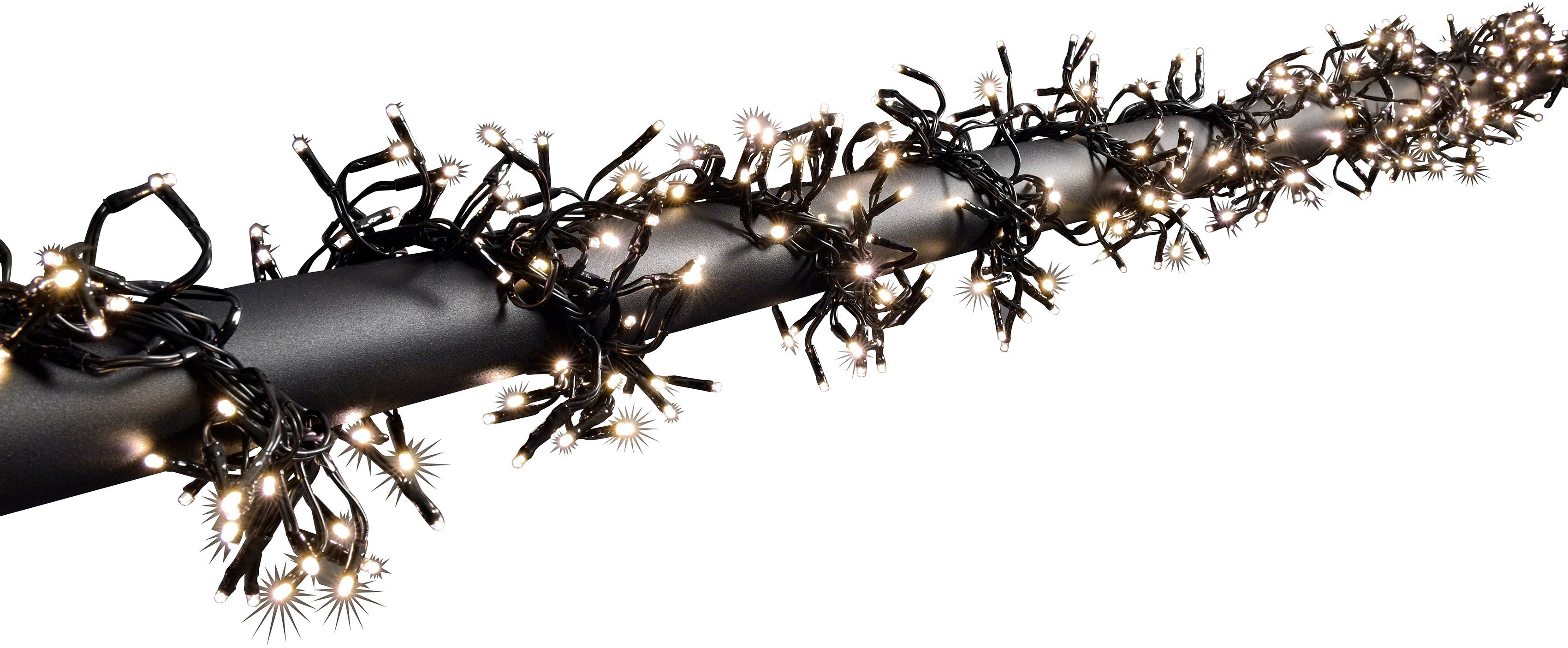 LED-Lichterkette Büschellichterkette Cluster, Weihnachtsdeko aussen