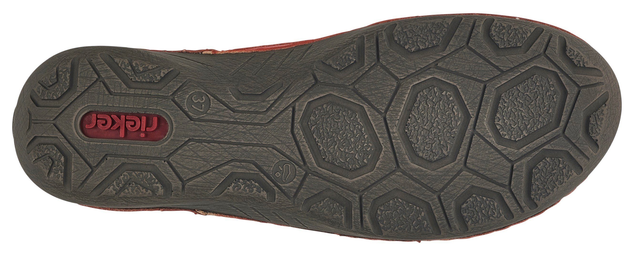 Rieker Schnürboots, Stiefelette, Schnürstiefelette mit Rahmennaht