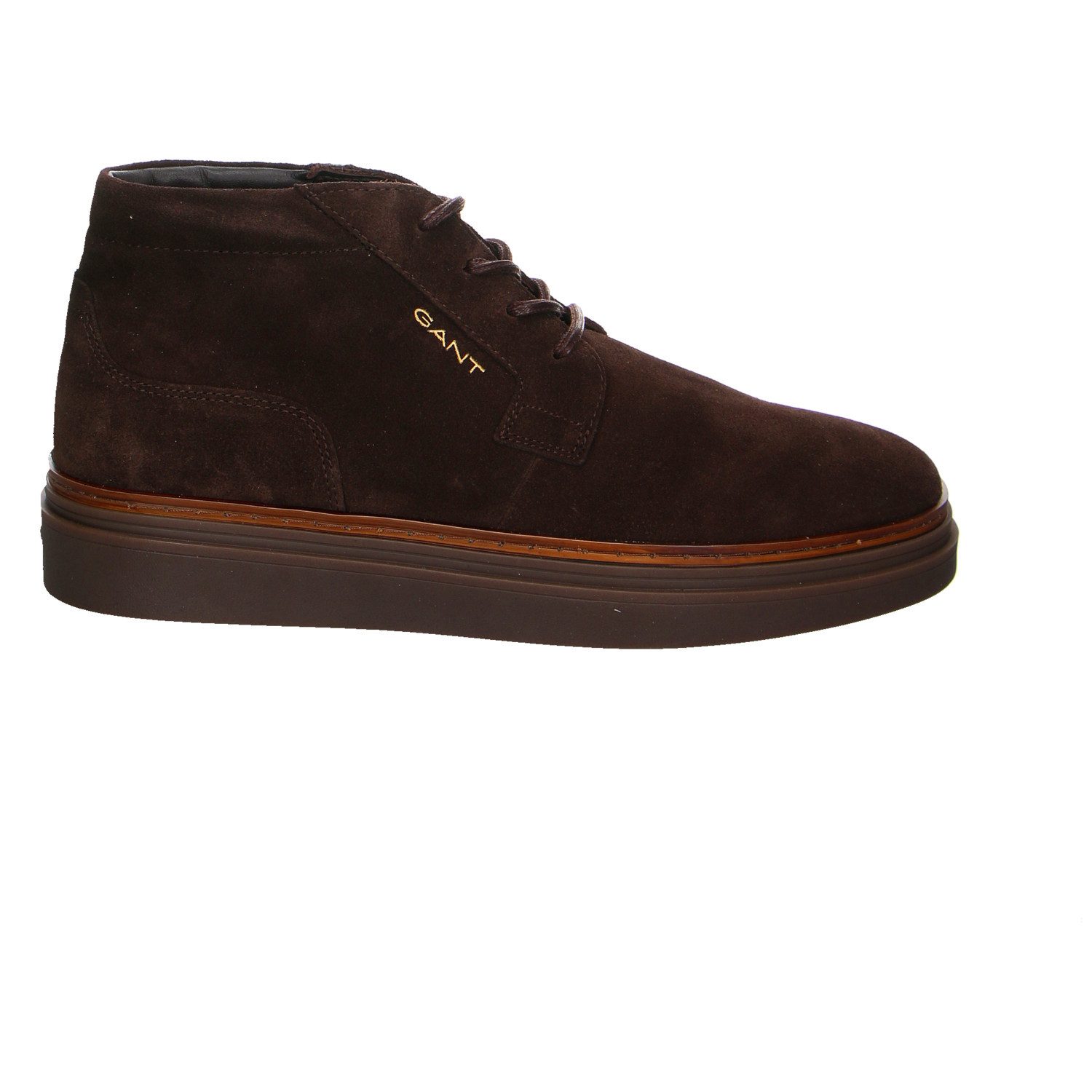 Gant Kinzoon Mid Boot Velour Schnürstiefel braun Chelseaboots