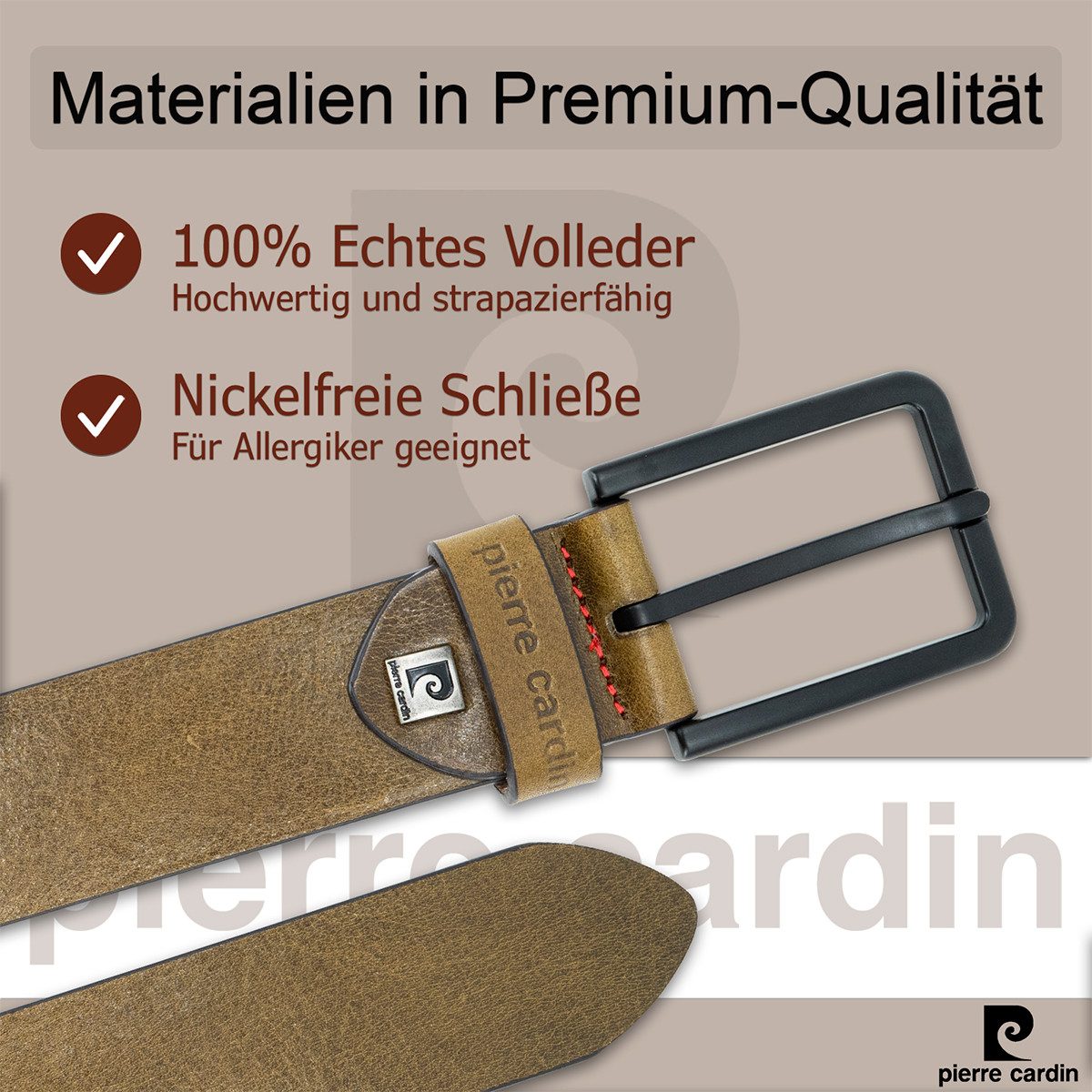 Pierre Cardin Ledergürtel