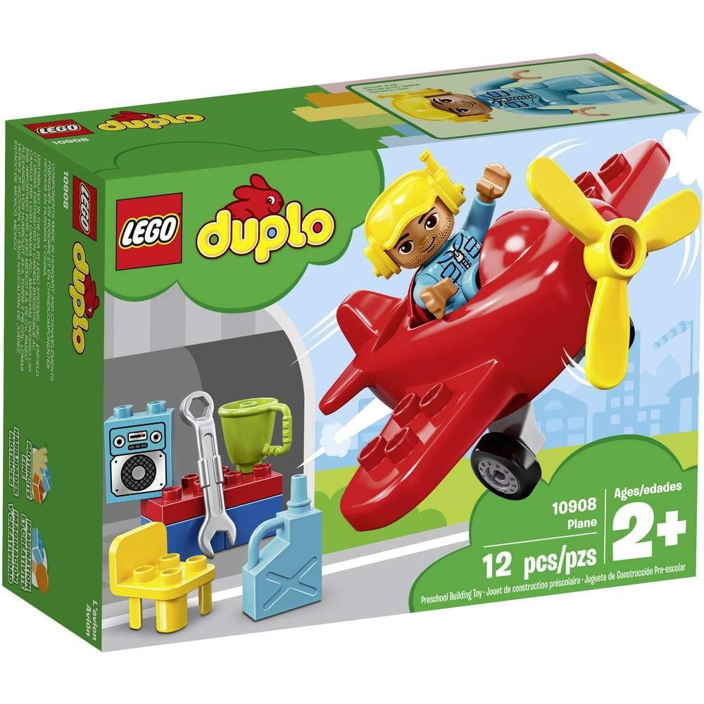 LEGO® DUPLO Flugzeug 10908 Konstruktions-Spielset, (12 St), 12-teiliges LEGO Bauset