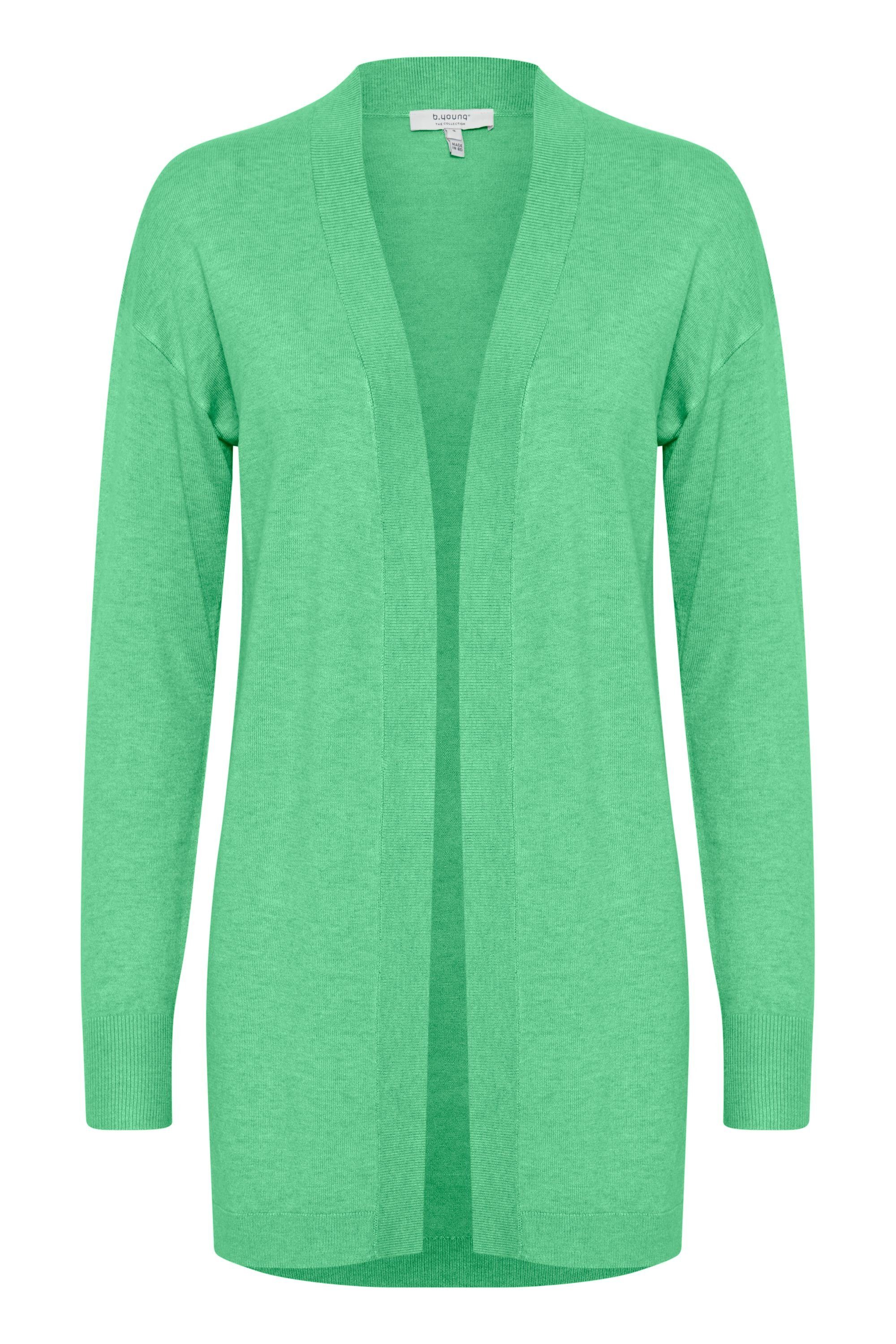 CARDIGAN BYMMPIMBAH 20811925 (1659301) - Melange LONG b.young Ming Green Strickjacke