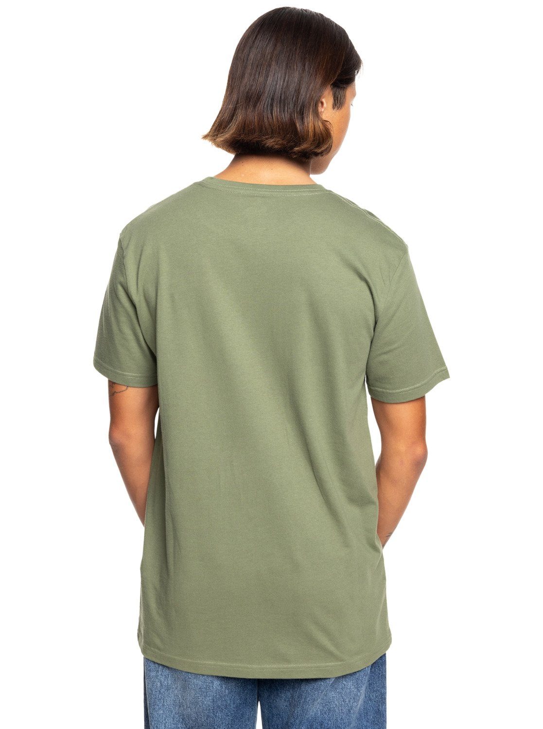 Quiksilver T-Shirt Leaf Trim Clover Four Circle