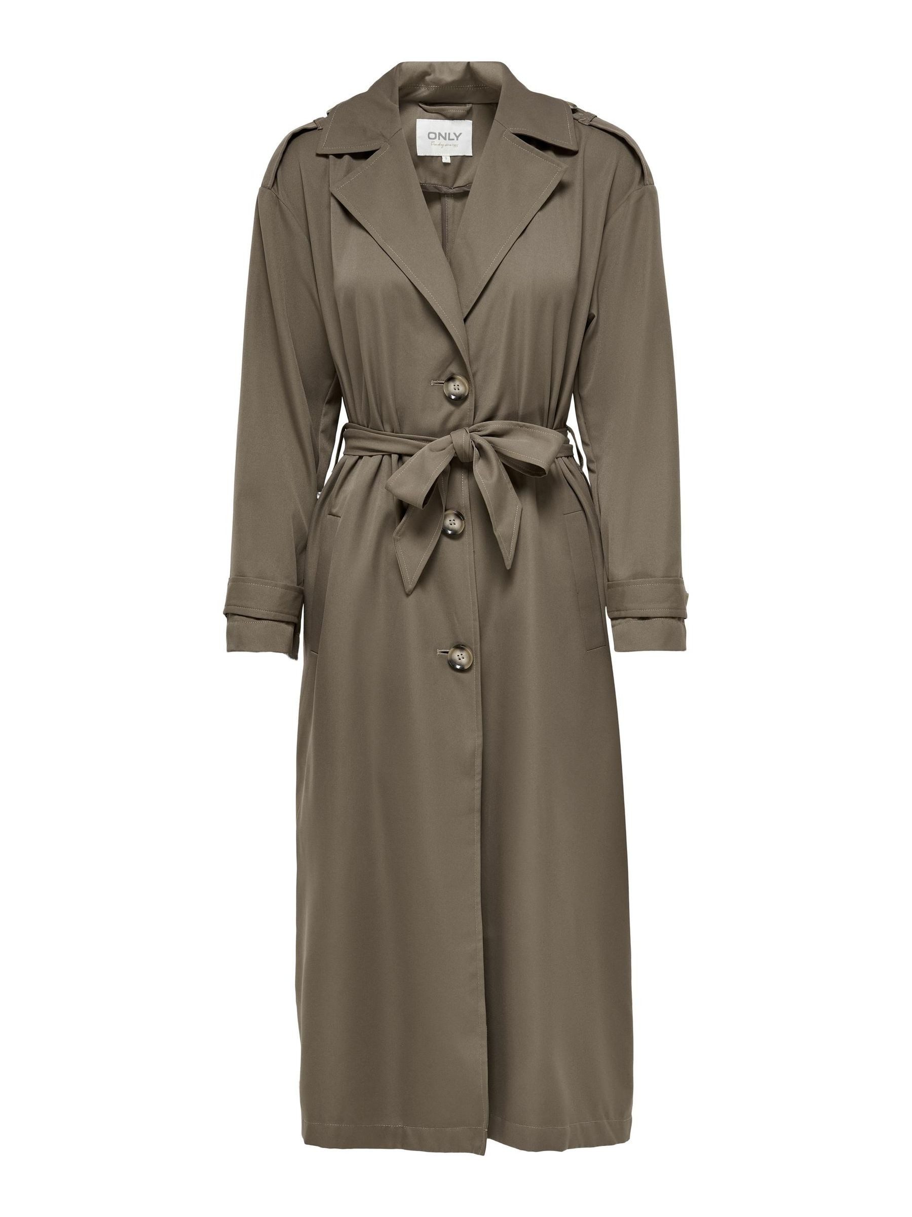 ONLY Kurzmantel (1-tlg) ONLLINE X-LONG TRENCHCOAT CC OTW