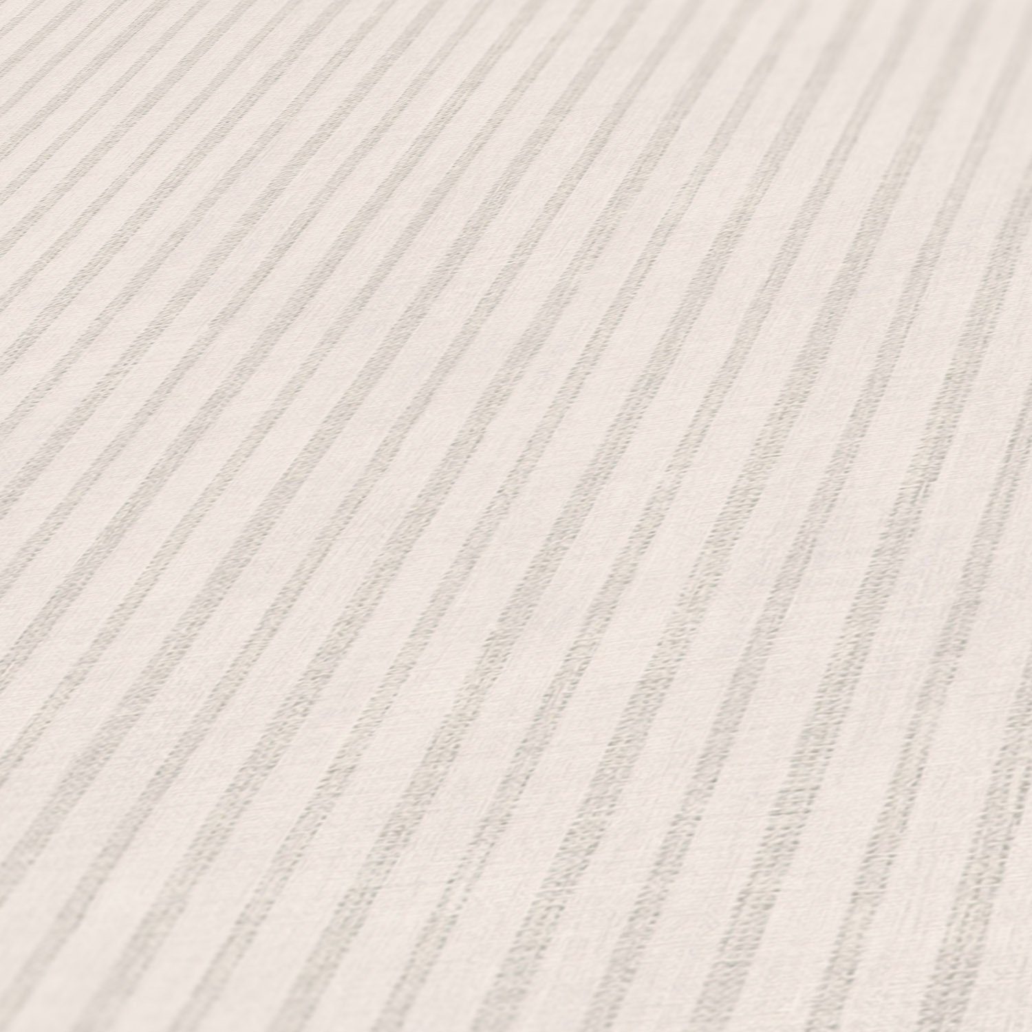 A.S. Création St), Landhaus, matt, Tapete Grau,Weiß (1 mit Streifentapete Vliestapete dünnen geprägt, Streifen