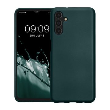 kwmobile Handyhülle Case für Samsung Galaxy A04s, Hülle Silikon metallisch schimmernd - Handyhülle Cover