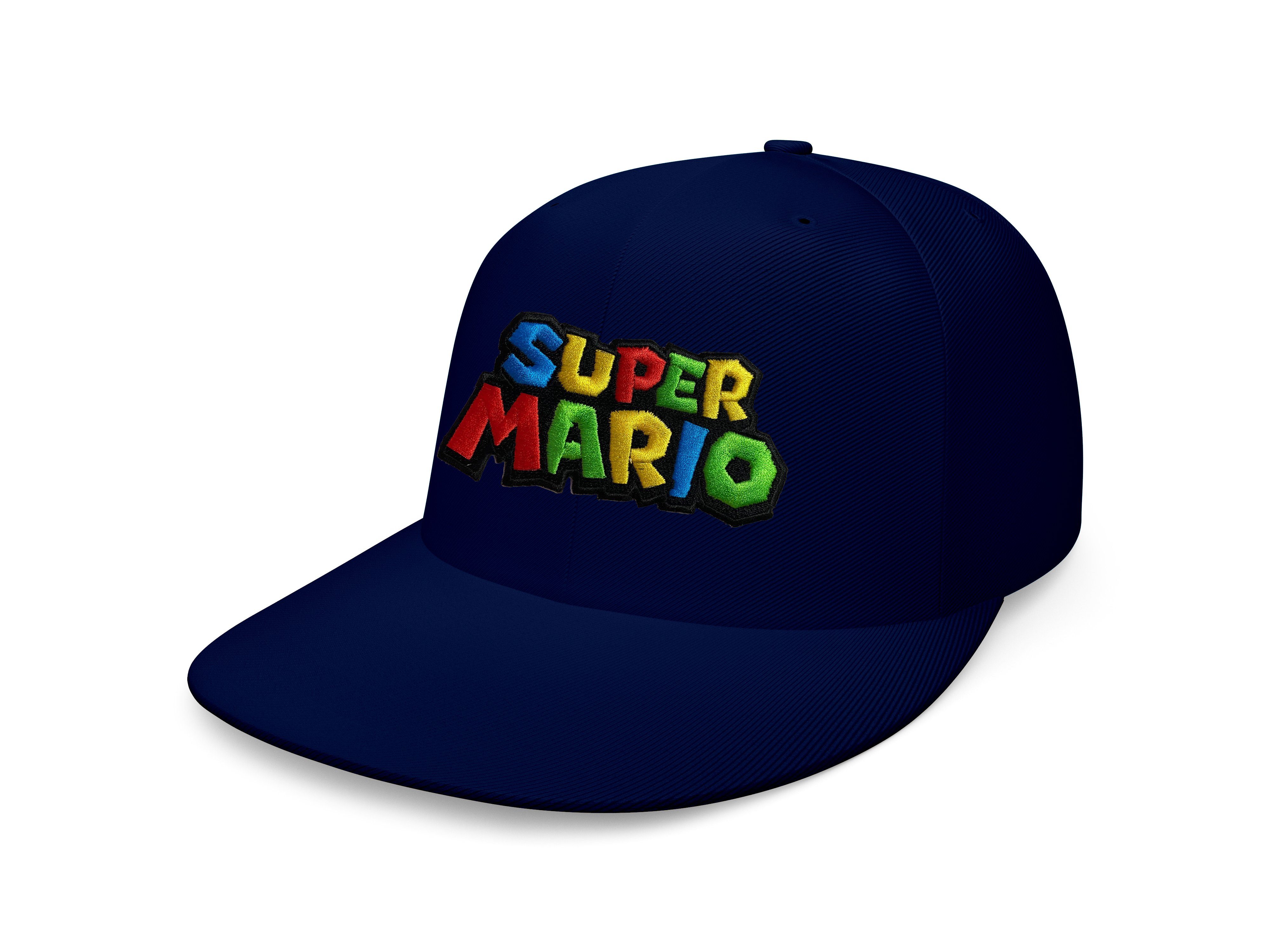 Luigi Snapback Patch Nintendo Brownie Snapback Stick Blondie & Cap Super Navyblau Erwachsene Mario Unisex