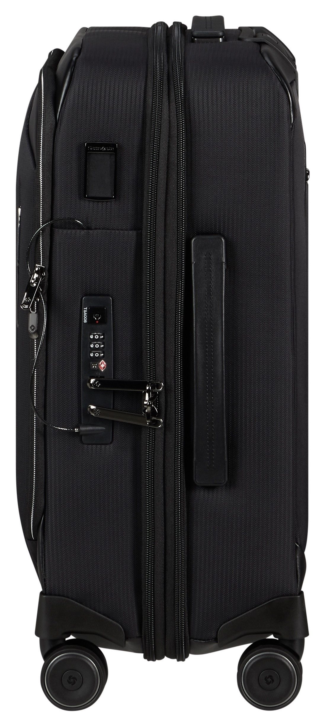 Samsonite Weichgepäck-Trolley SPLENDIX, verschiedene Größen, 4 Rollen, Volumenerweiterung, mit Packgurten und Reißverschlussfächern