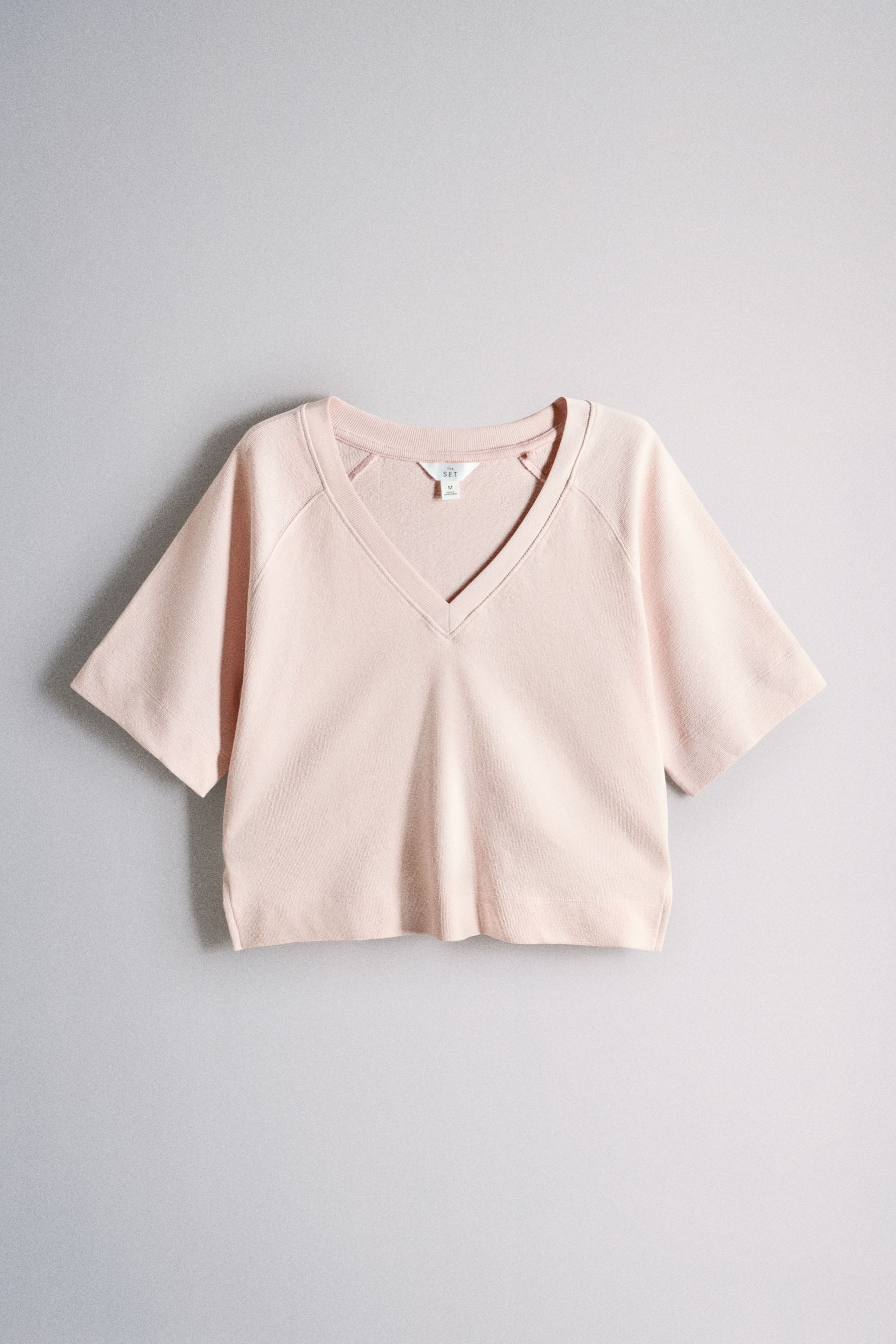 The Set Freizeitanzug The Set Frottee-Set aus T-Shirt und Shorts (2-tlg)