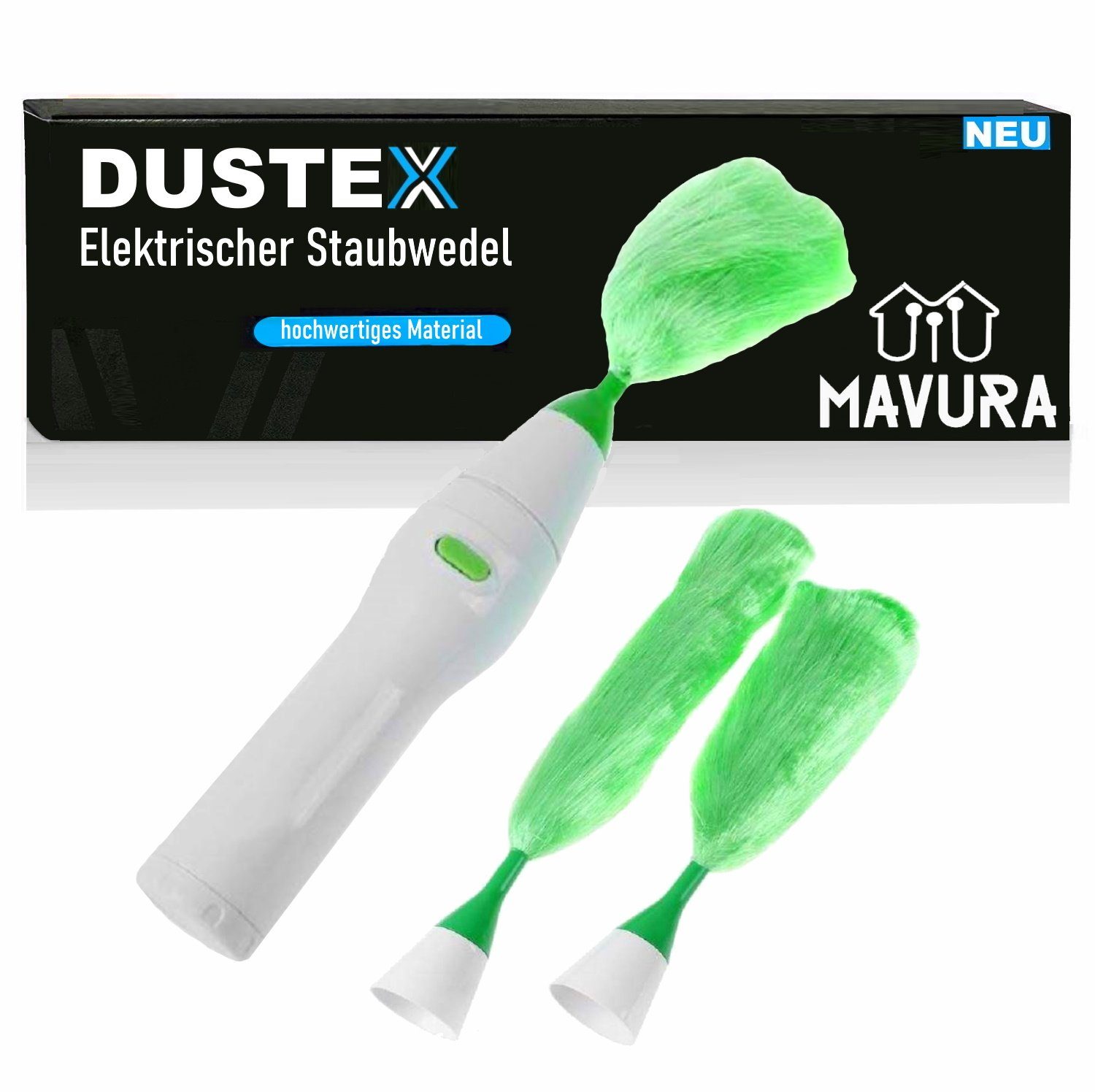 Staubwedel DUSTEX Elektrischer Staubwedel Staubwischer Staubbesen