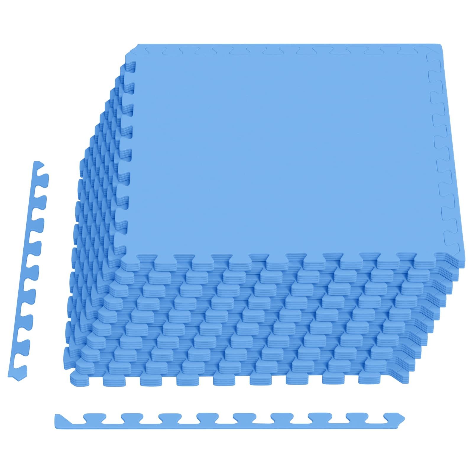 Bodenmatte Fußmatten 40 pcs Blau 14,4 m² EVA-Schaum
