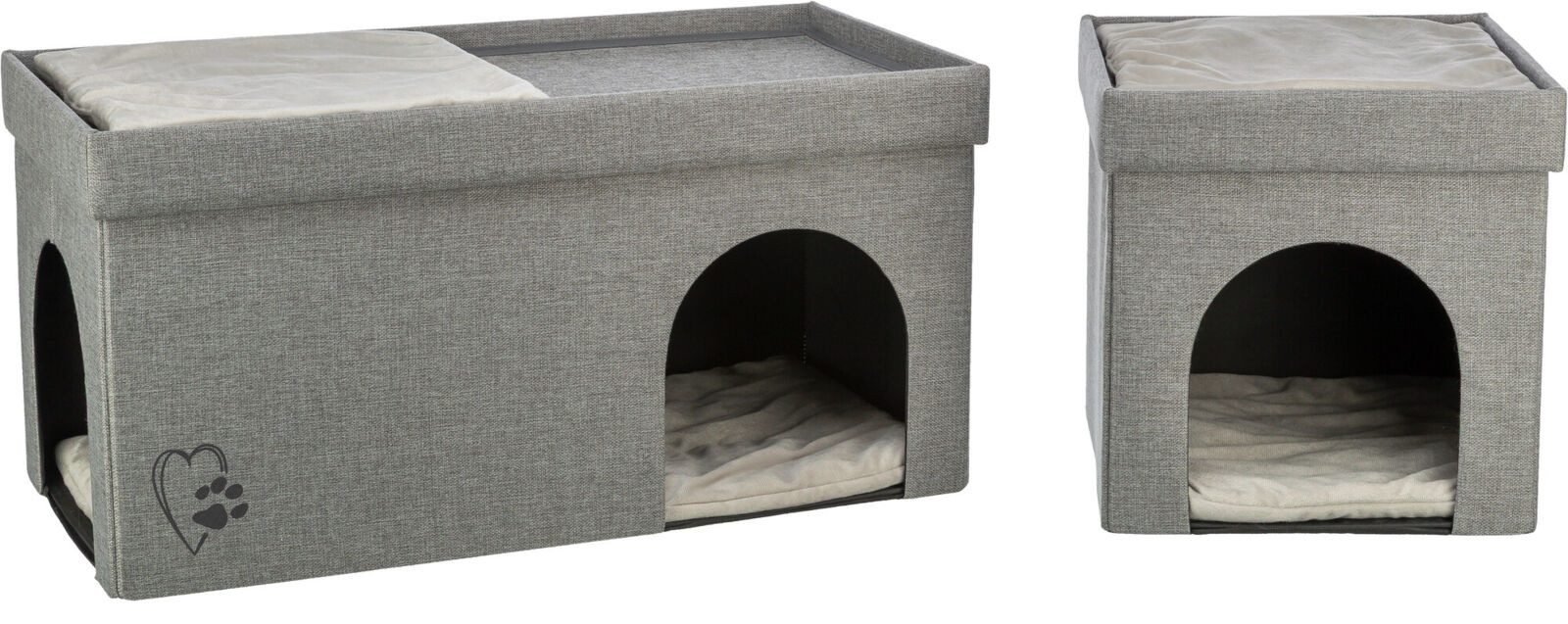 TRIXIE Tierhöhle Höhle Kimy - hellgrau - 76 × 72 × 37 cm